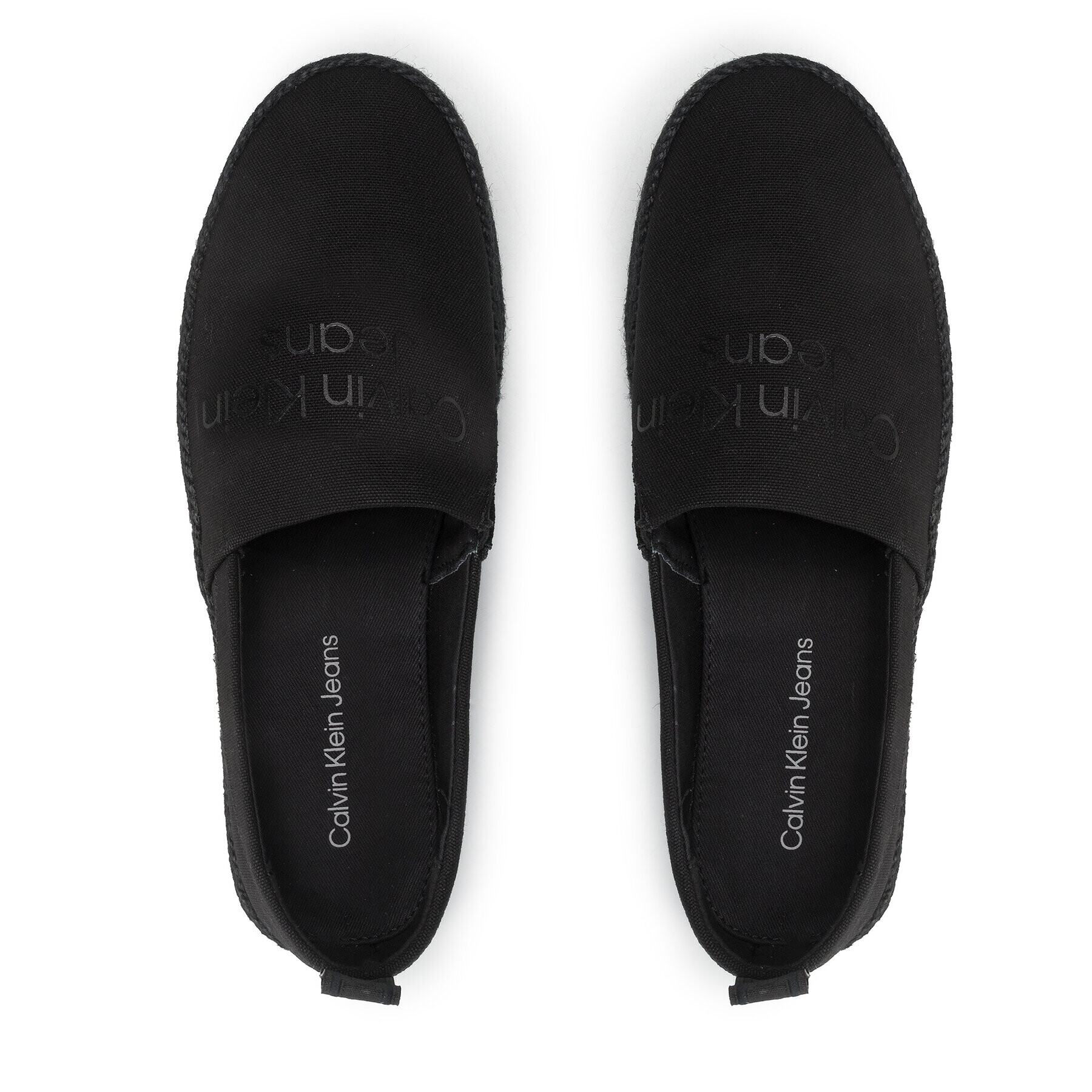 Calvin Klein Jeans Еспадрили Espadrille YM0YM00355 Черен - Pepit.bg