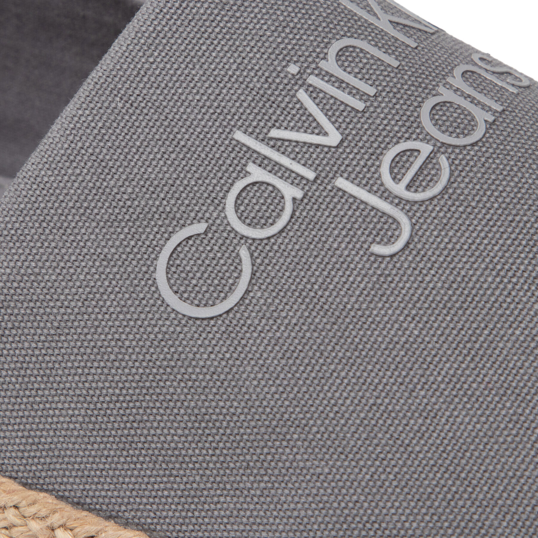 Calvin Klein Jeans Еспадрили Espadrille YM0YM00355 Сив - Pepit.bg