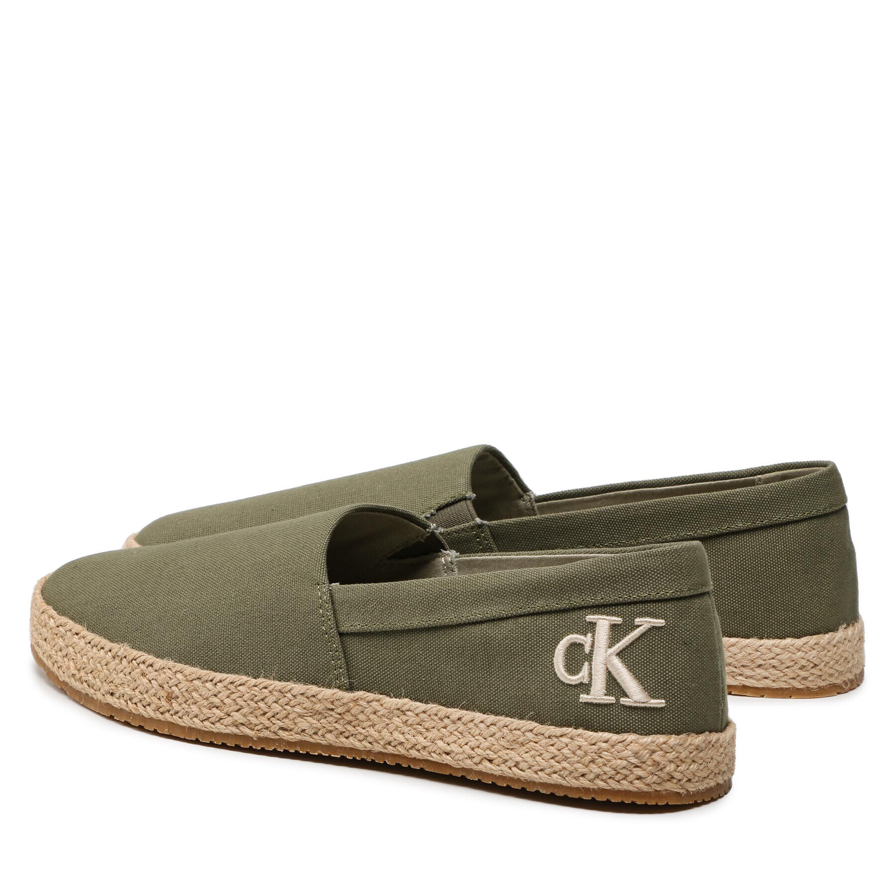 Calvin Klein Jeans Еспадрили Espadrille YM0YM00405 Зелен - Pepit.bg