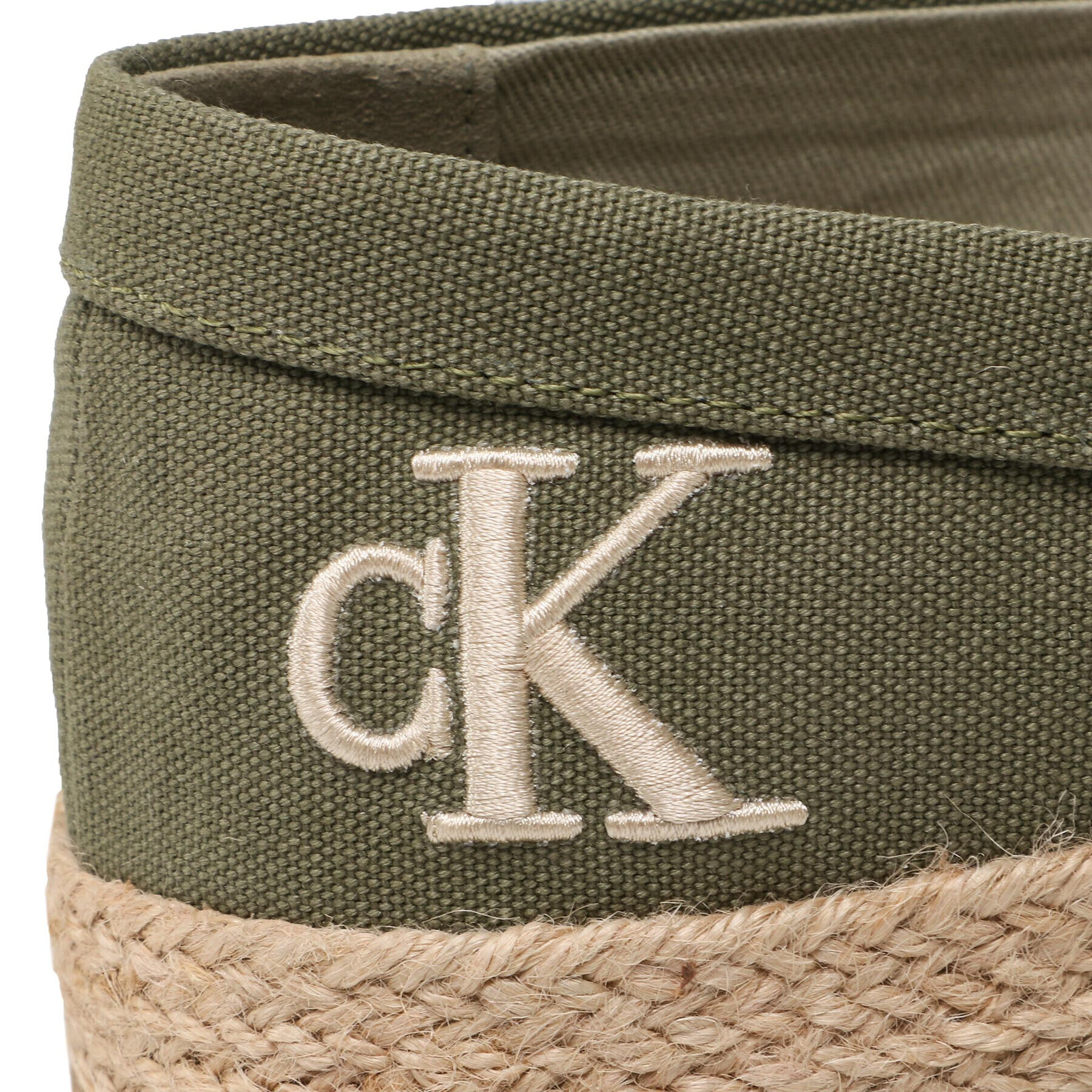 Calvin Klein Jeans Еспадрили Espadrille YM0YM00405 Зелен - Pepit.bg