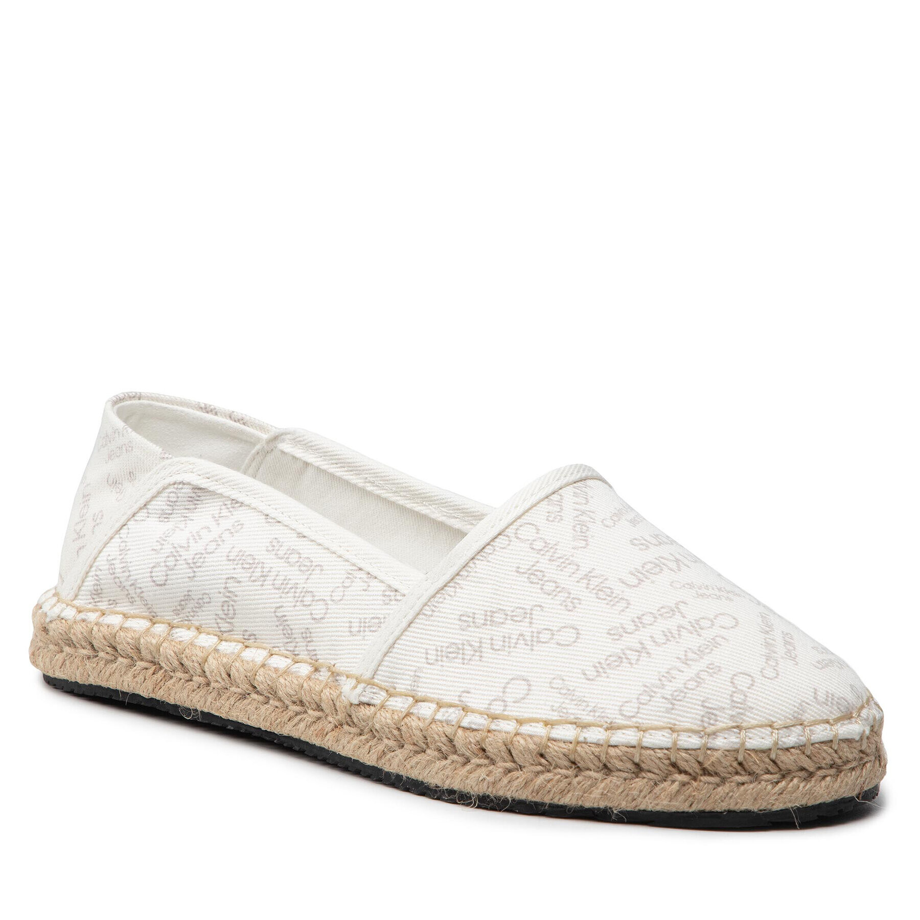 Calvin Klein Jeans Еспадрили Espadrilles Denim White YW0YW00653 Бял - Pepit.bg