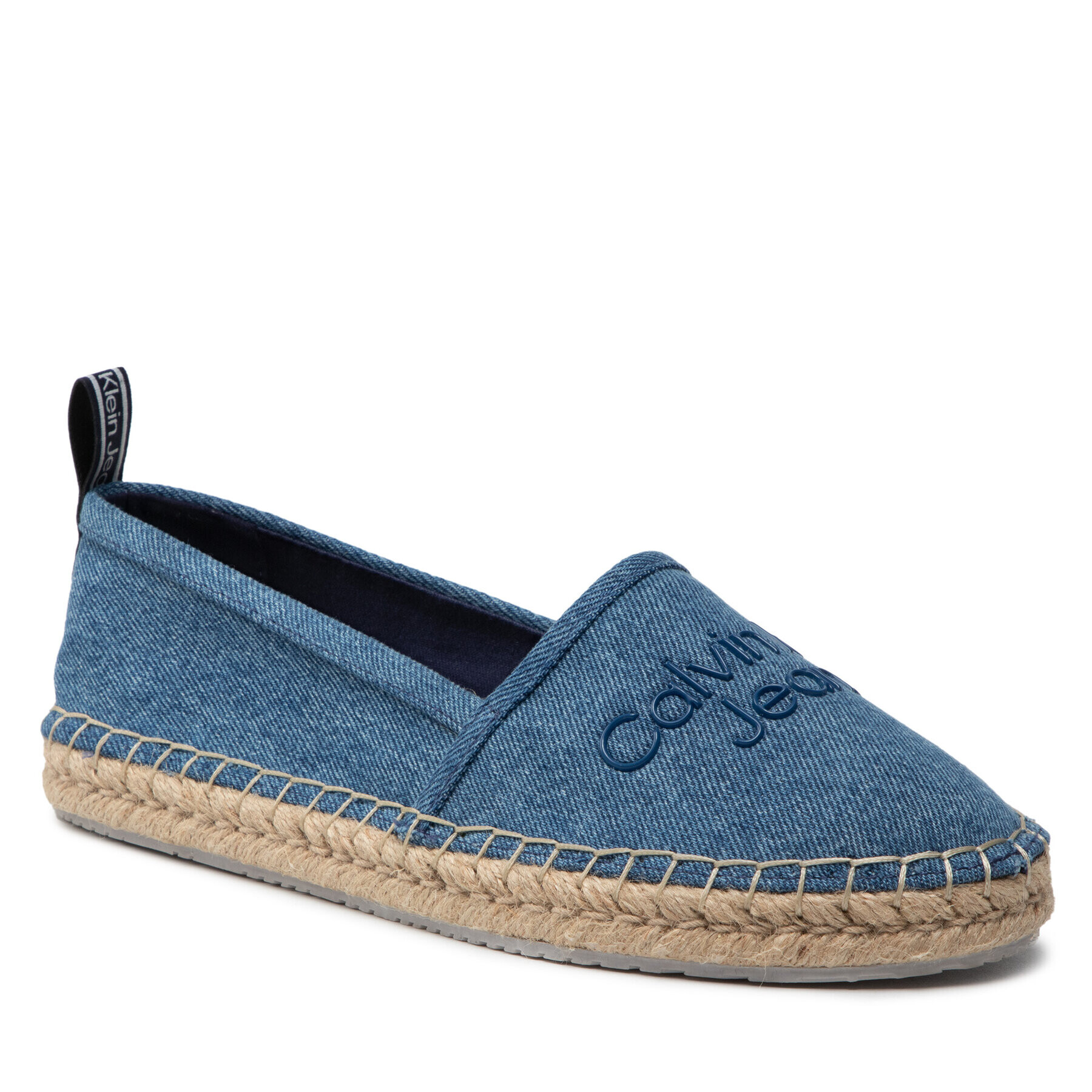 Calvin Klein Jeans Еспадрили Espadrilles Denim YW0YW00577 Син - Pepit.bg