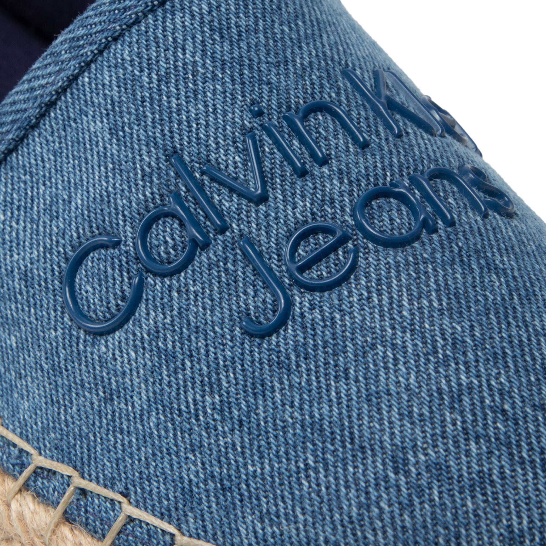 Calvin Klein Jeans Еспадрили Espadrilles Denim YW0YW00577 Син - Pepit.bg
