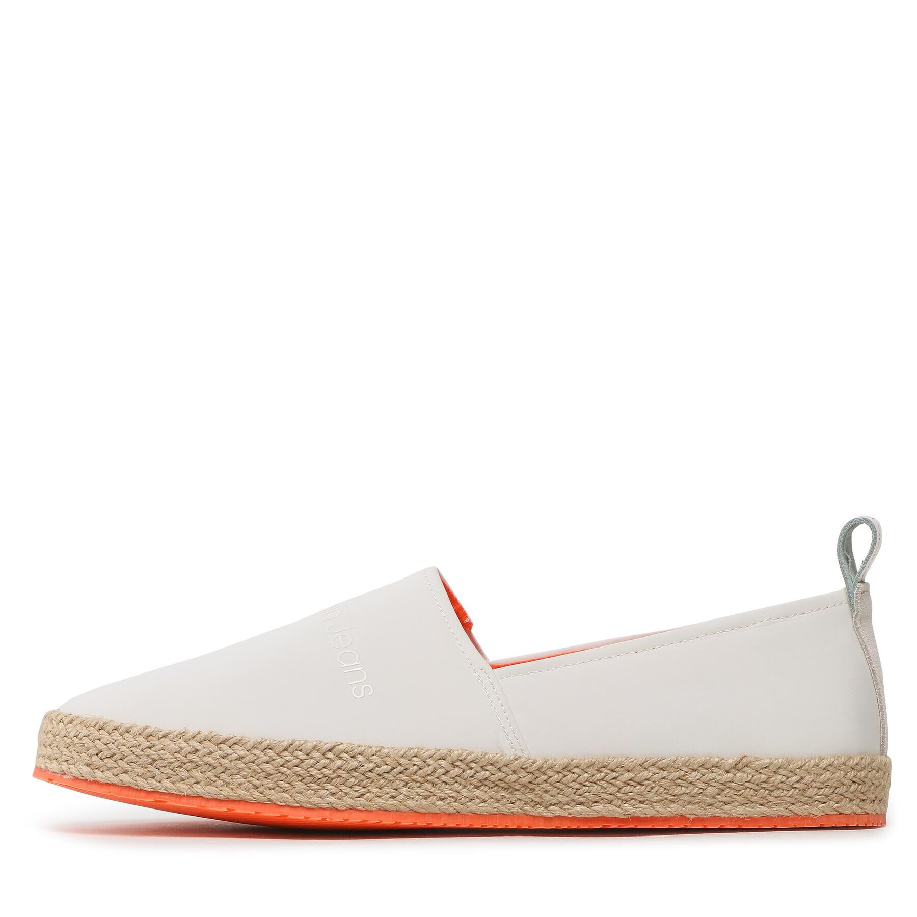 Calvin Klein Jeans Еспадрили Esparille Inst YM0YM00655 Бял - Pepit.bg