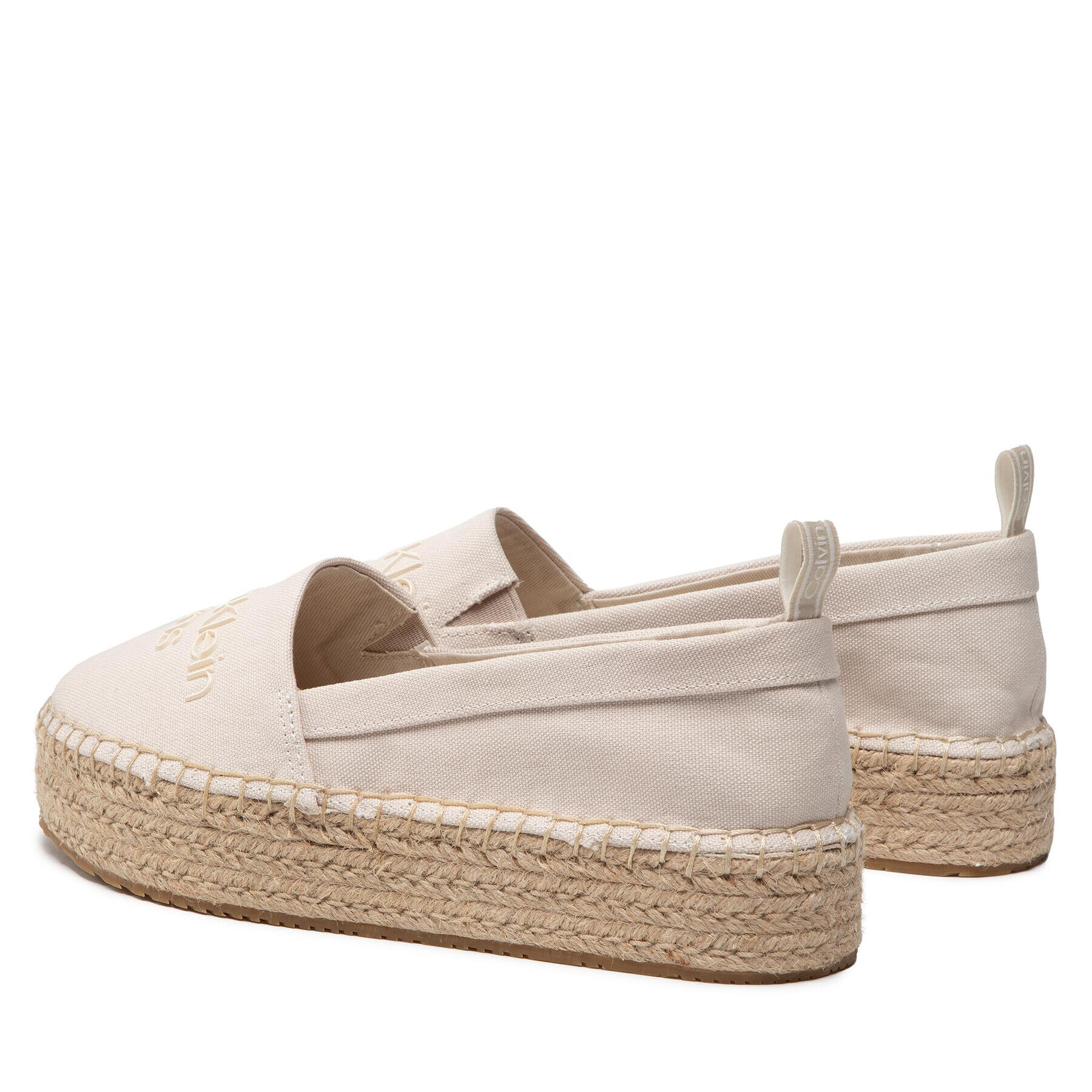 Calvin Klein Jeans Еспадрили Flatform Espadrilles YW0YW00579 Бежов - Pepit.bg