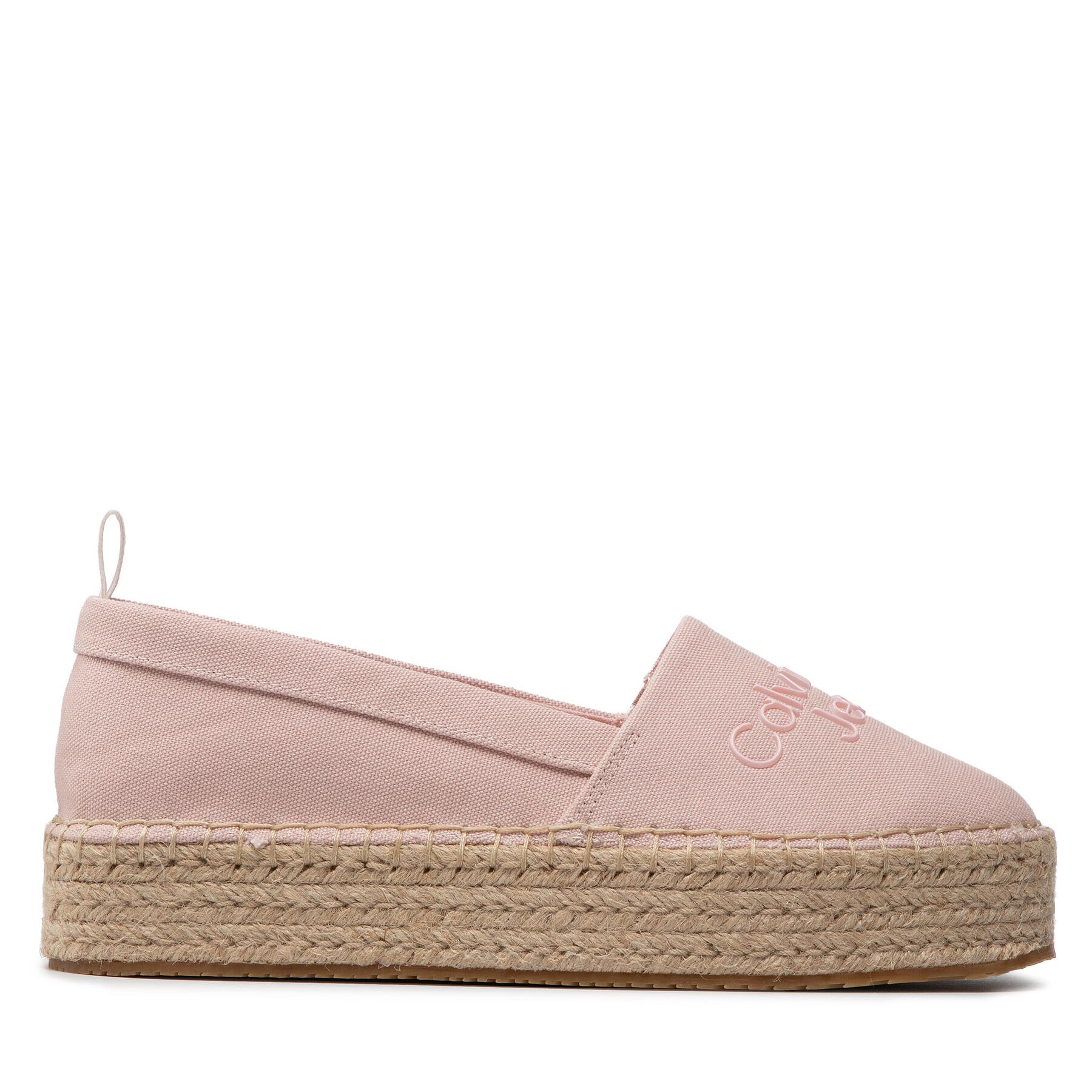 Calvin Klein Jeans Еспадрили Flatform Espadrilles YW0YW00579 Розов - Pepit.bg