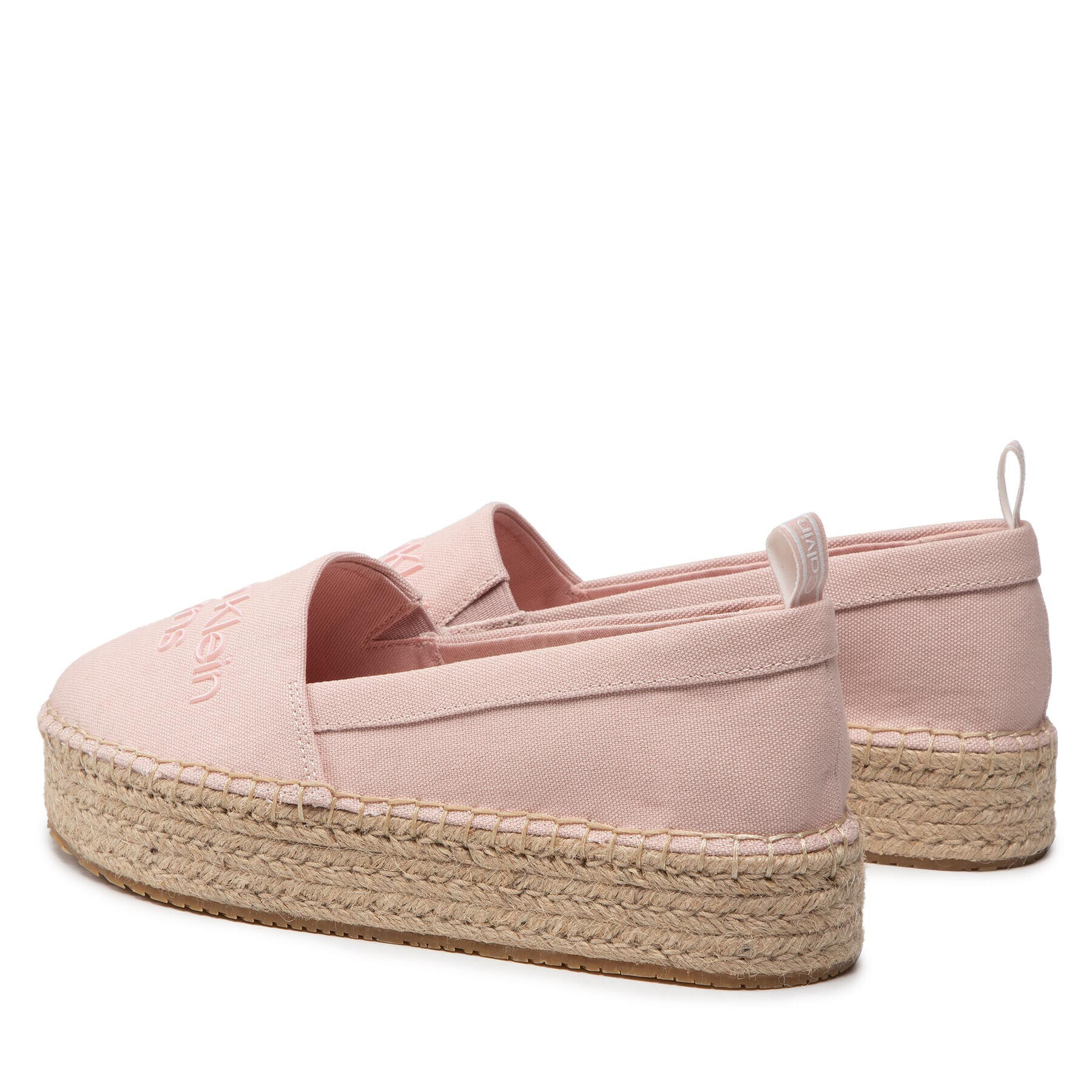 Calvin Klein Jeans Еспадрили Flatform Espadrilles YW0YW00579 Розов - Pepit.bg