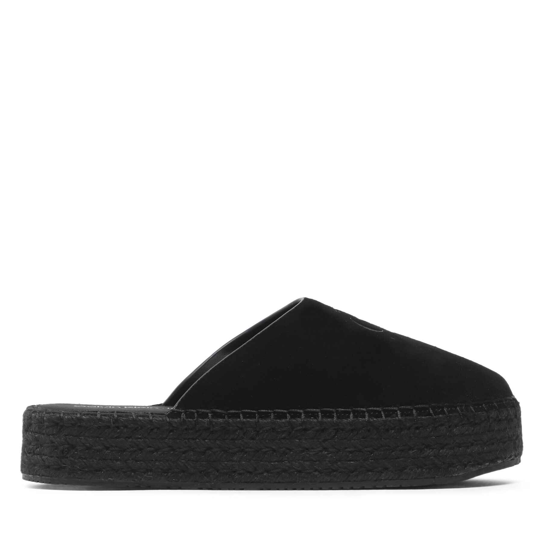 Calvin Klein Jeans Еспадрили Flatform Rope Mule Su Con YW0YW00986 Черен - Pepit.bg