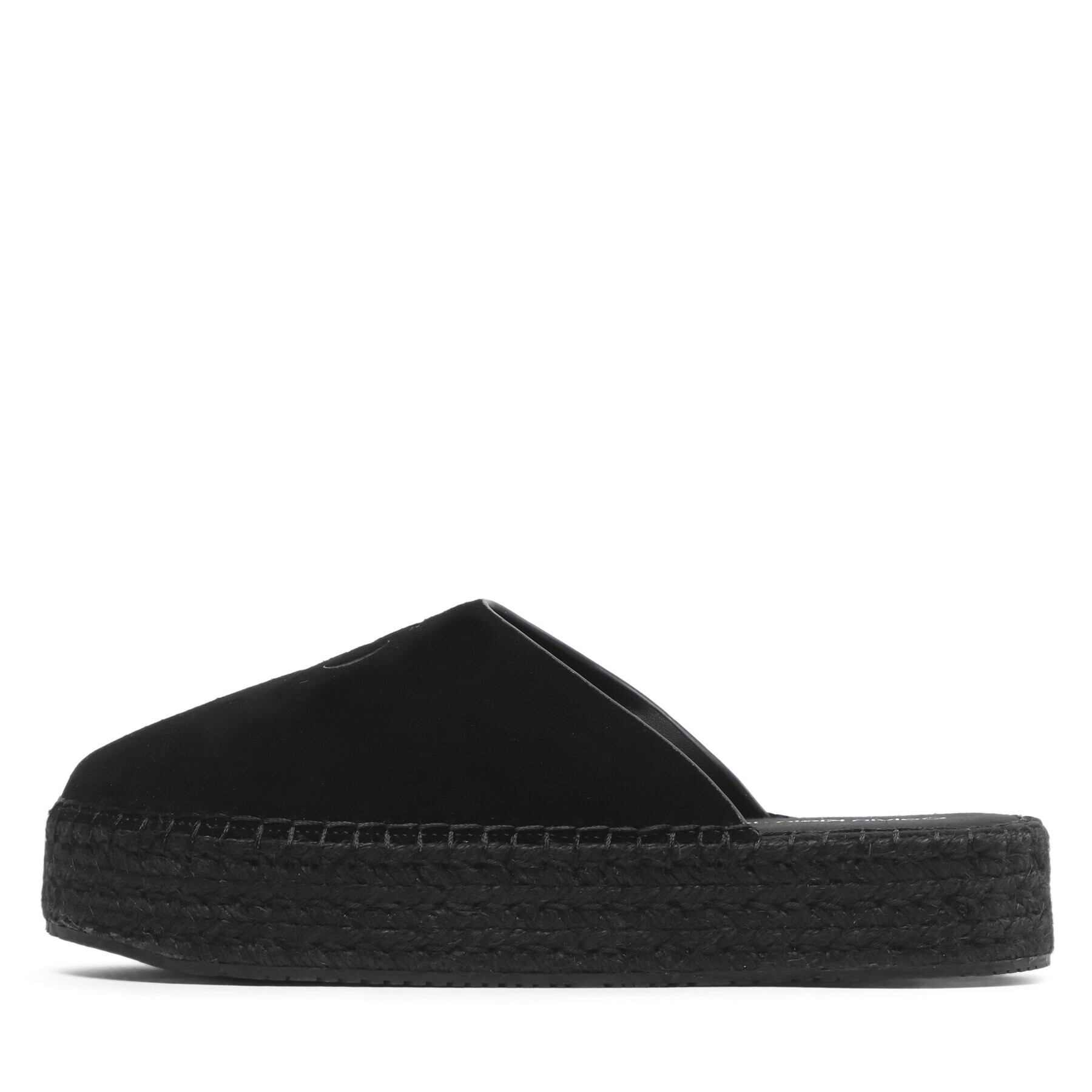 Calvin Klein Jeans Еспадрили Flatform Rope Mule Su Con YW0YW00986 Черен - Pepit.bg