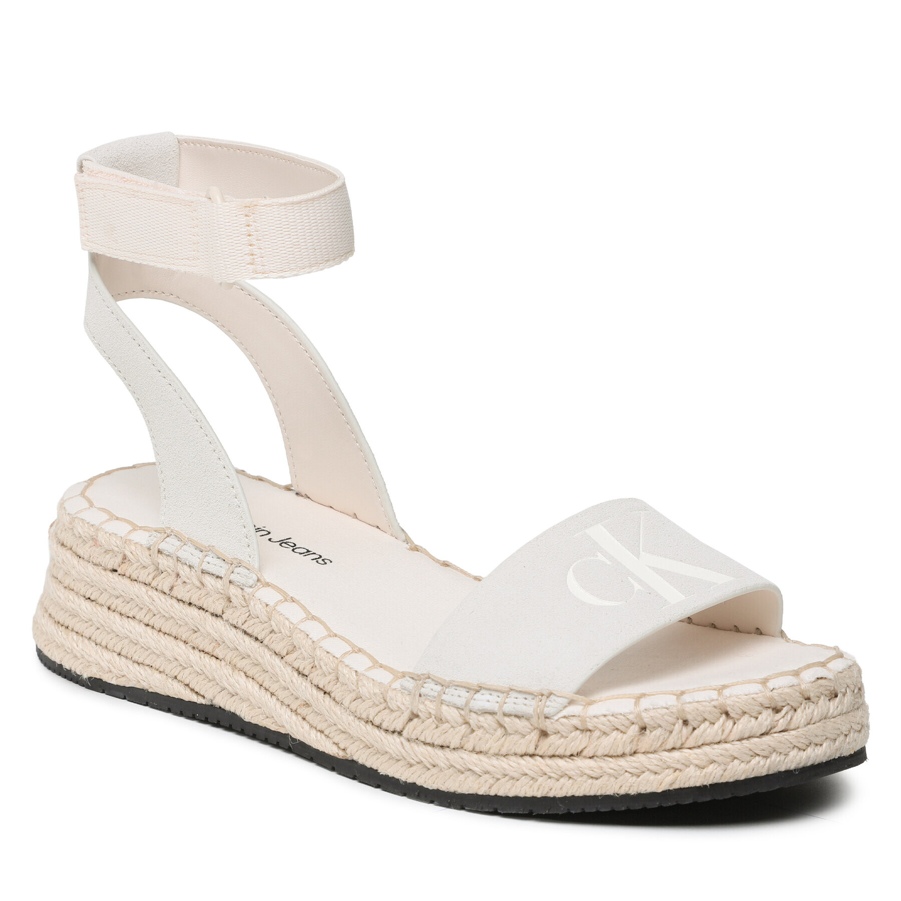 Calvin Klein Jeans Еспадрили Sport Wedge Rope Su Con YW0YW00977 Екрю - Pepit.bg