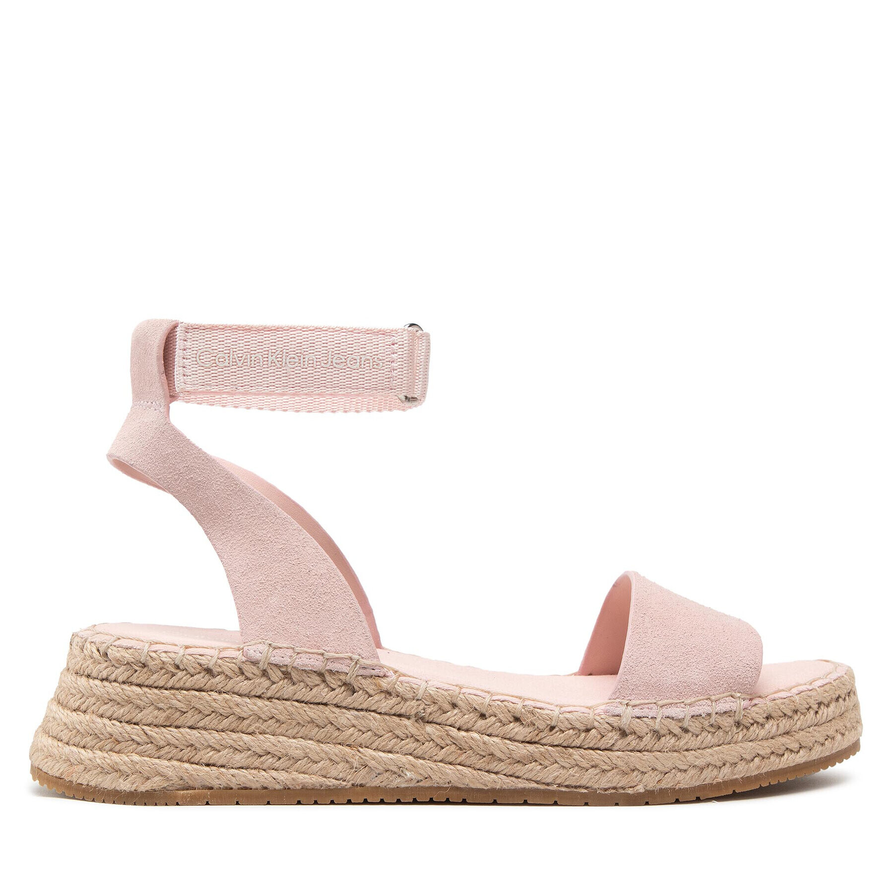 Calvin Klein Jeans Еспадрили Sporty Wedge Sandal Ankle Clip YW0YW00567 Розов - Pepit.bg