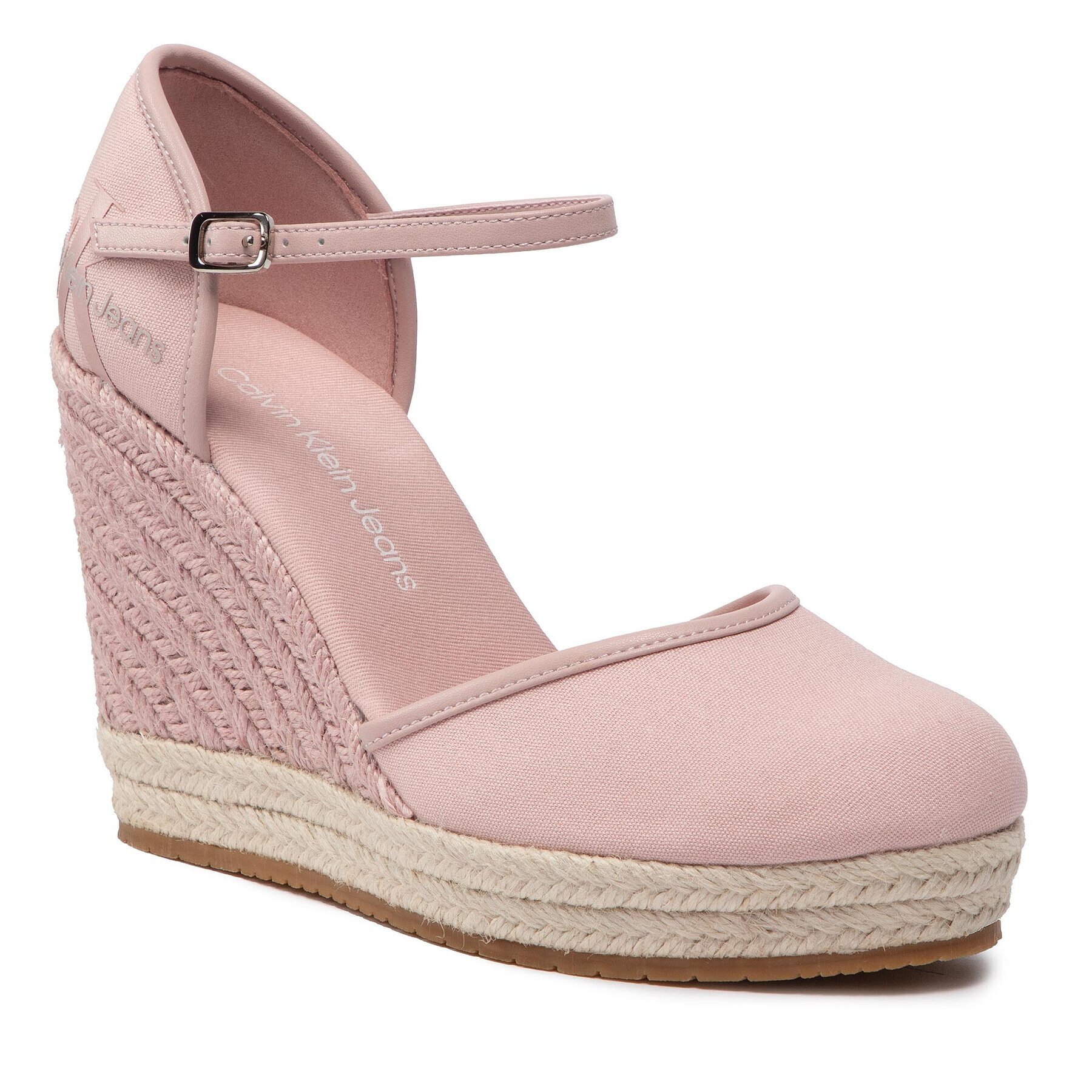 Calvin Klein Jeans Еспадрили Wedge Sandal Close Toe Co YW0YW00569 Розов - Pepit.bg