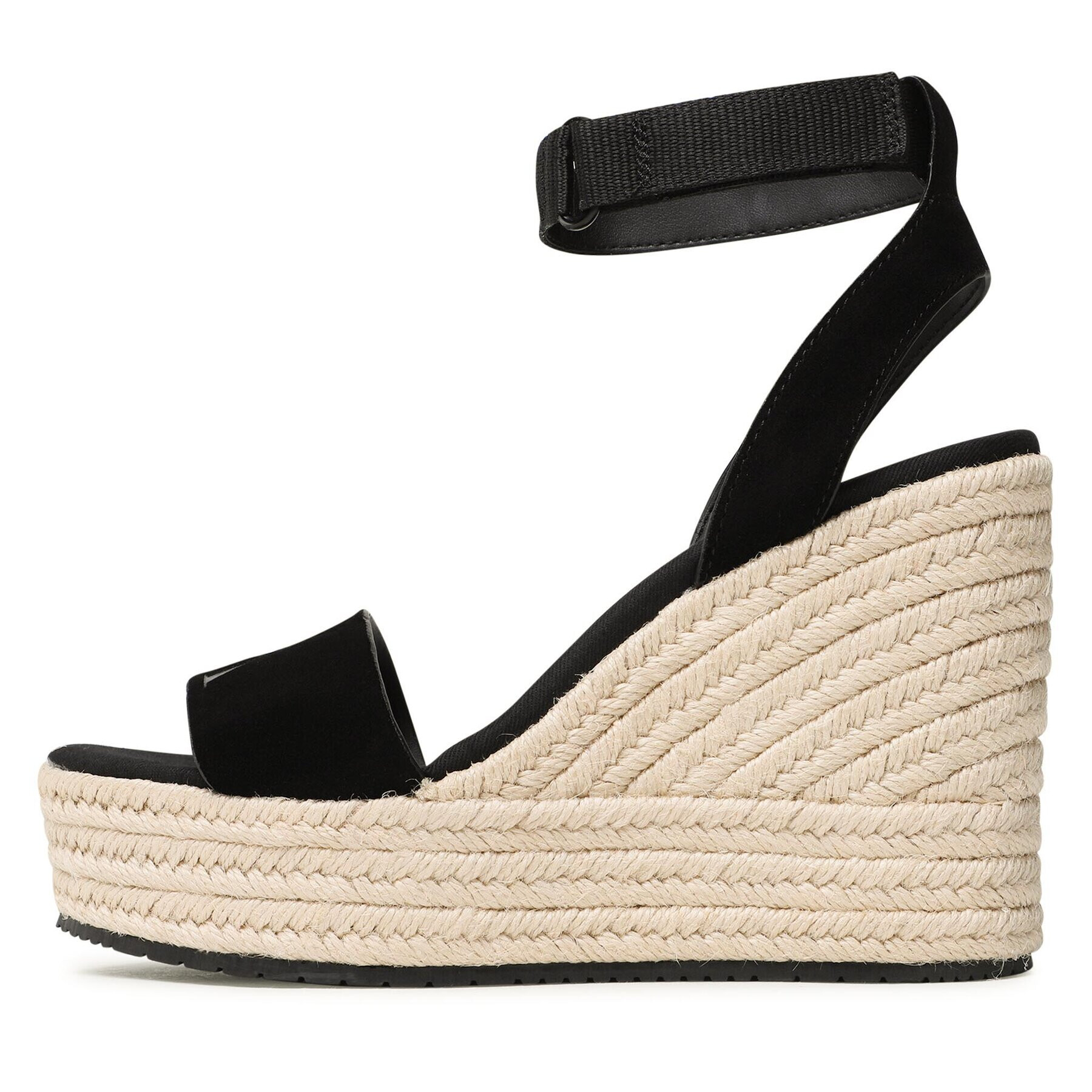 Calvin Klein Jeans Еспадрили Wedge Sandal Su Con YW0YW01026 Черен - Pepit.bg