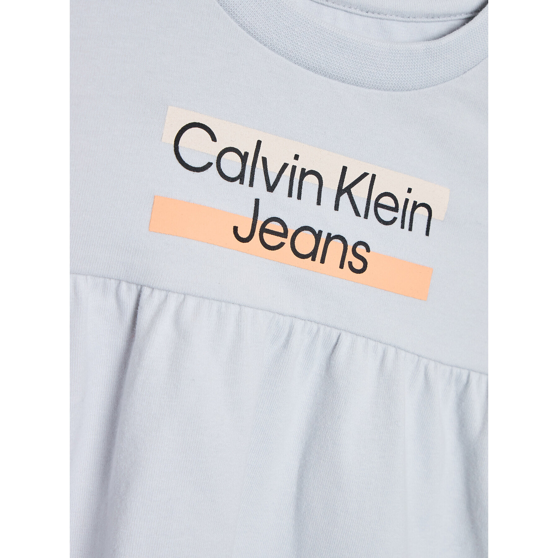 Calvin Klein Jeans Ежедневна рокля Hero Logo IN0IN00065 Сив Regular Fit - Pepit.bg