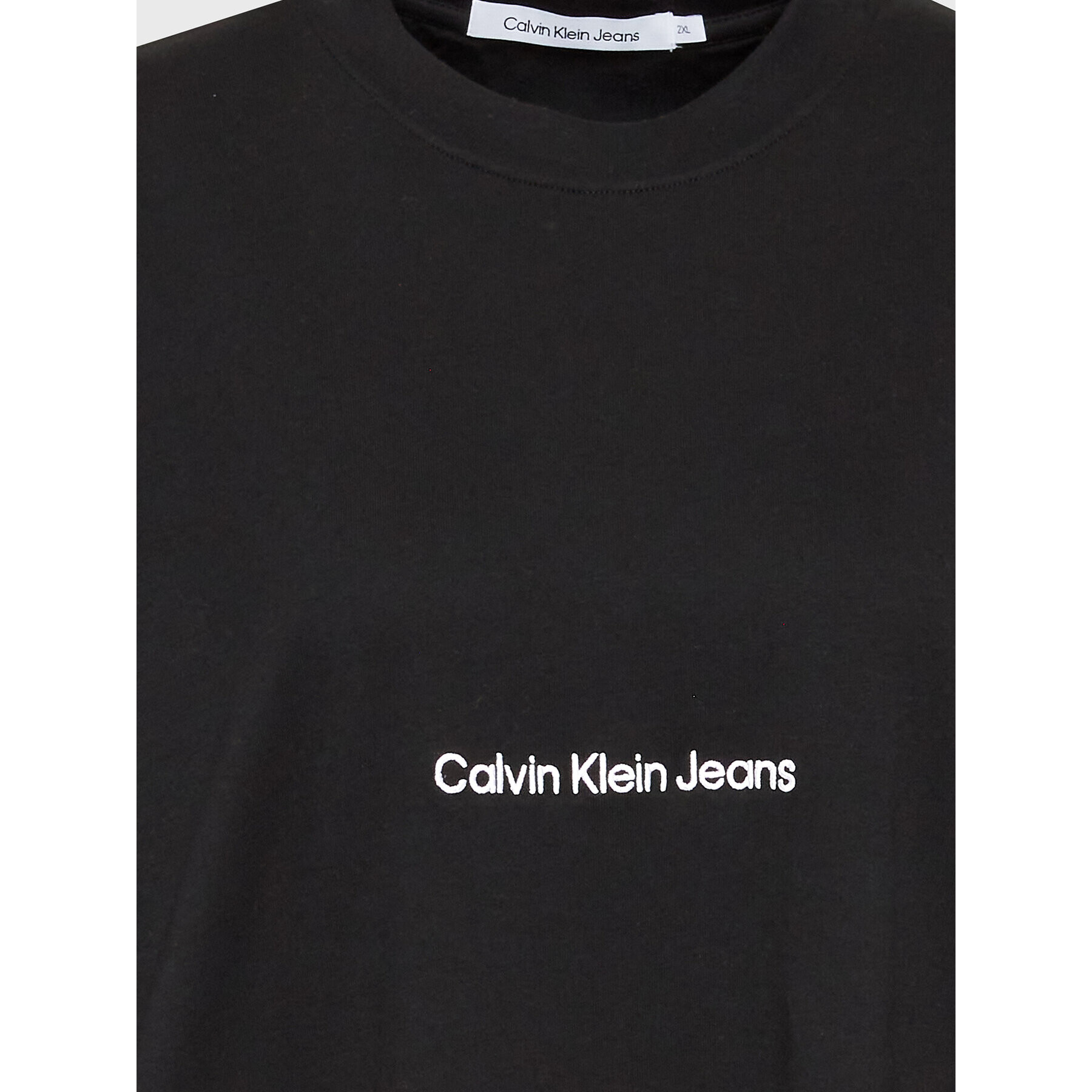 Calvin Klein Jeans Ежедневна рокля J20J221198 Черен Regular Fit - Pepit.bg