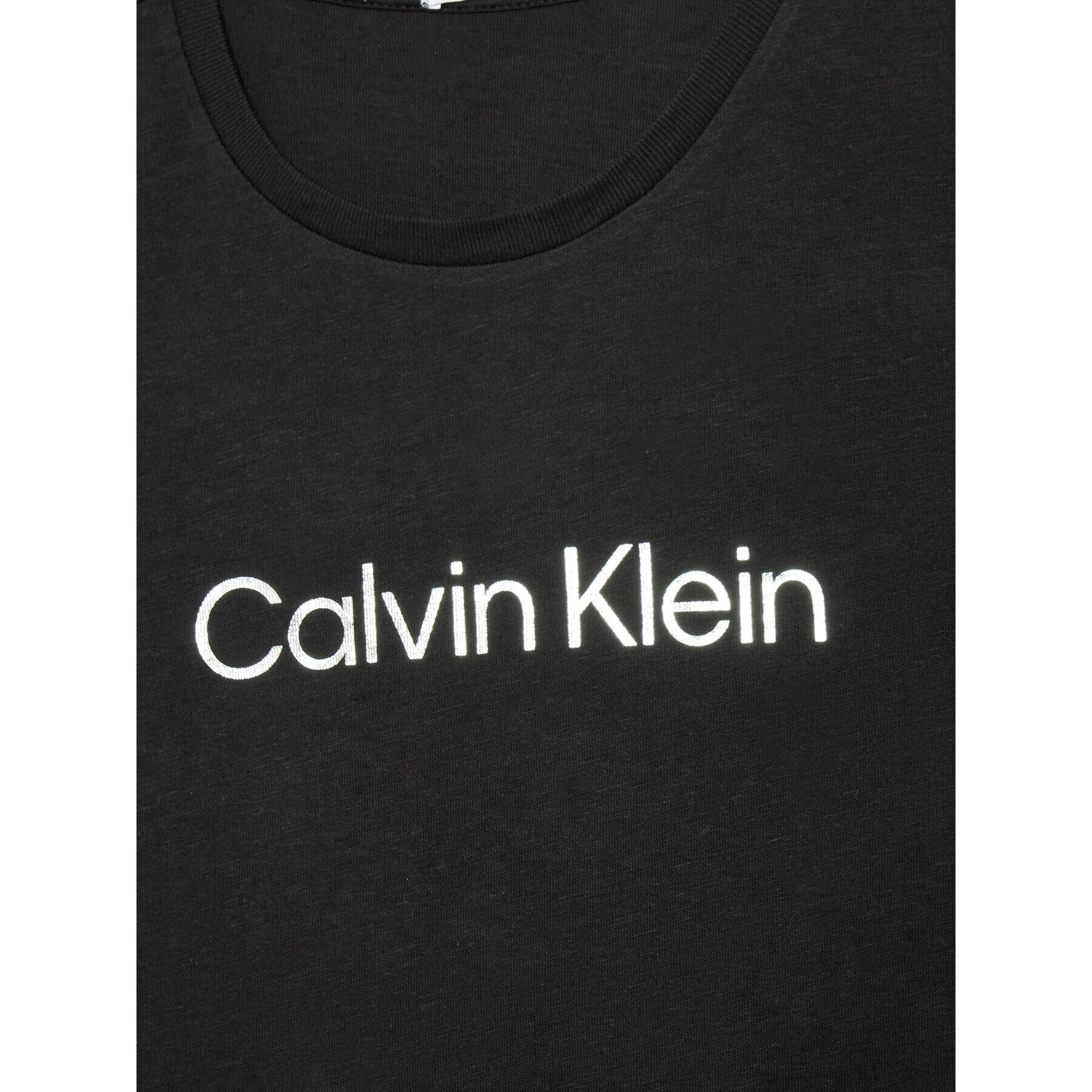 Calvin Klein Jeans Ежедневна рокля Inst Silver Logo IG0IG01418 Черен Regular Fit - Pepit.bg