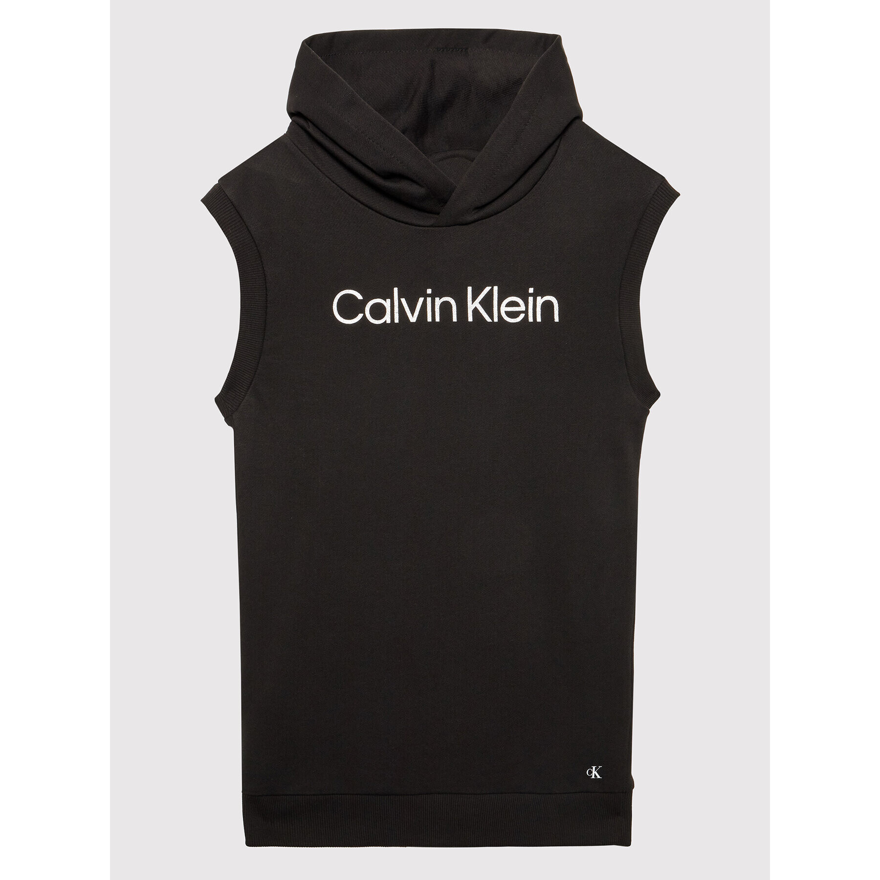 Calvin Klein Jeans Ежедневна рокля Institutional Logo IG0IG01421 Черен Relaxed Fit - Pepit.bg