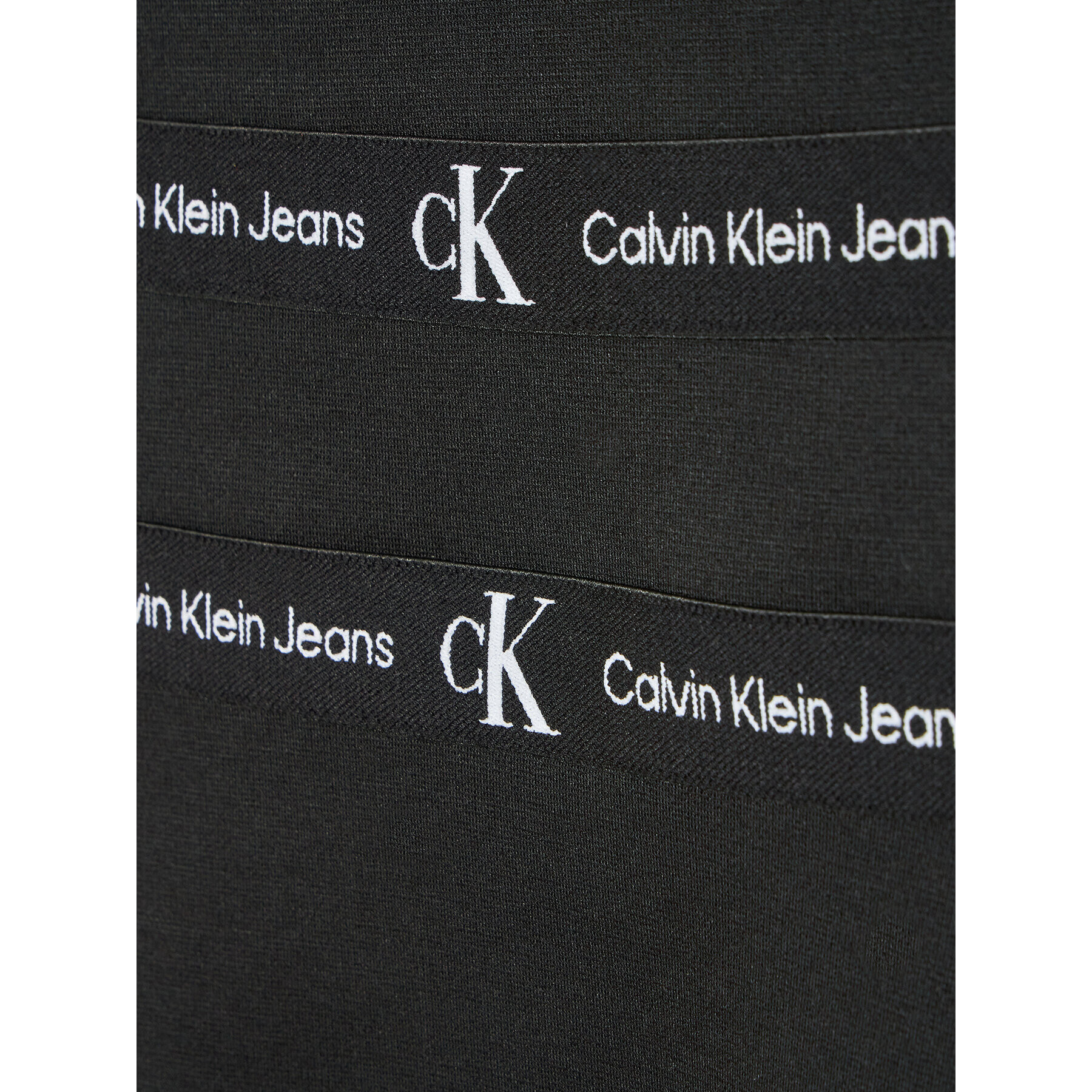 Calvin Klein Jeans Ежедневна рокля Logo Tape Punto IG0IG01413 Черен Slim Fit - Pepit.bg