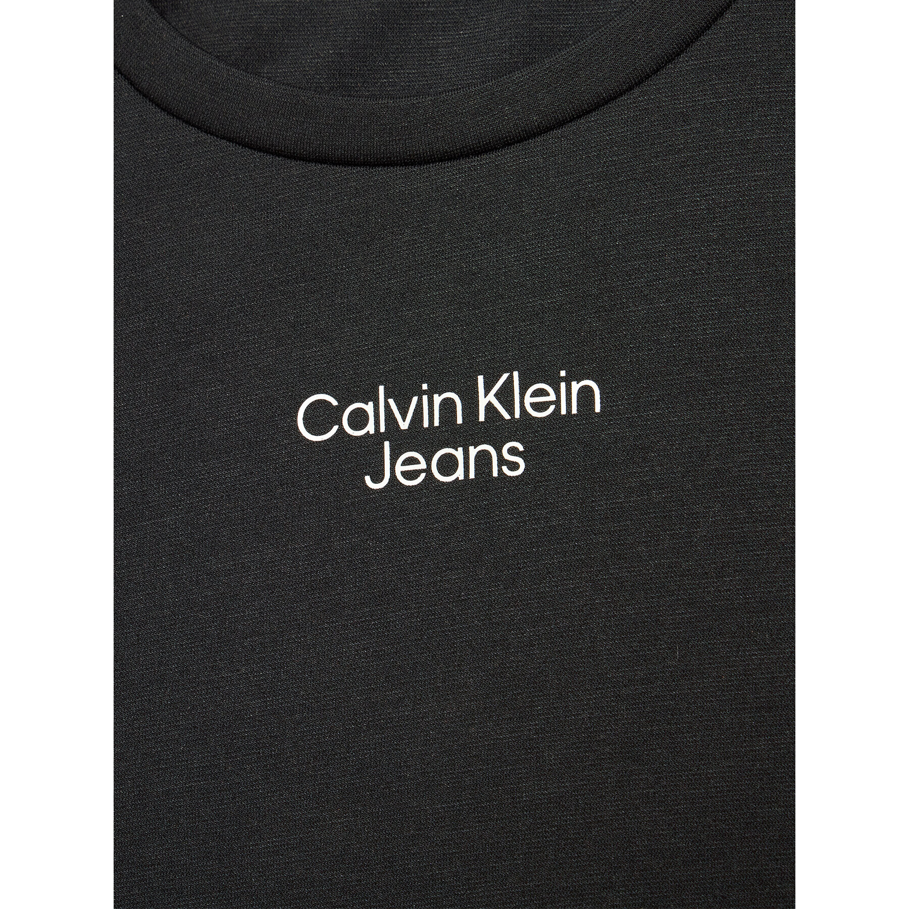 Calvin Klein Jeans Ежедневна рокля Stacked Logo Punto IG0IG01414 Черен Slim Fit - Pepit.bg