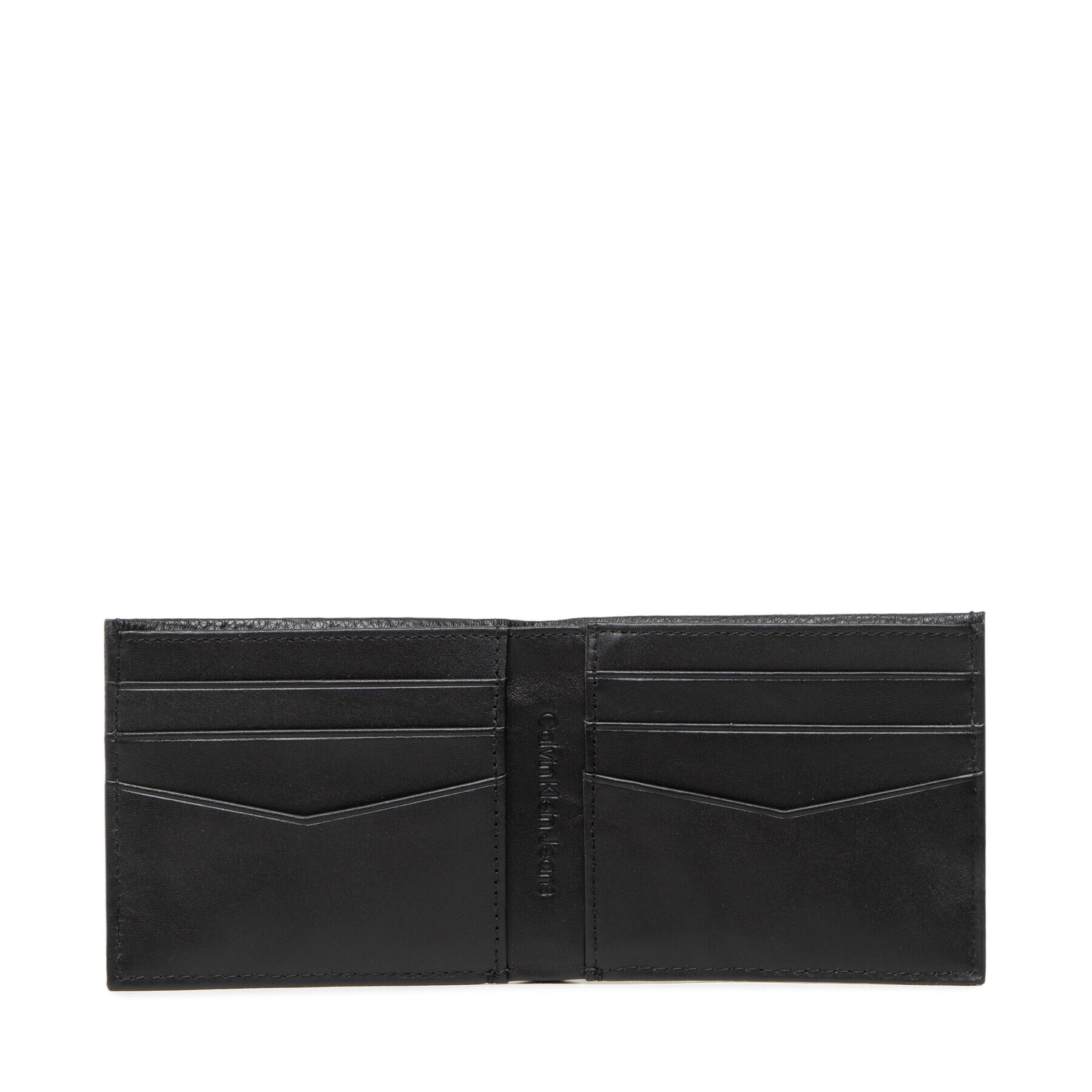 Calvin Klein Jeans Голям мъжки портфейл Mono Textured Bifold K50K509497 Черен - Pepit.bg