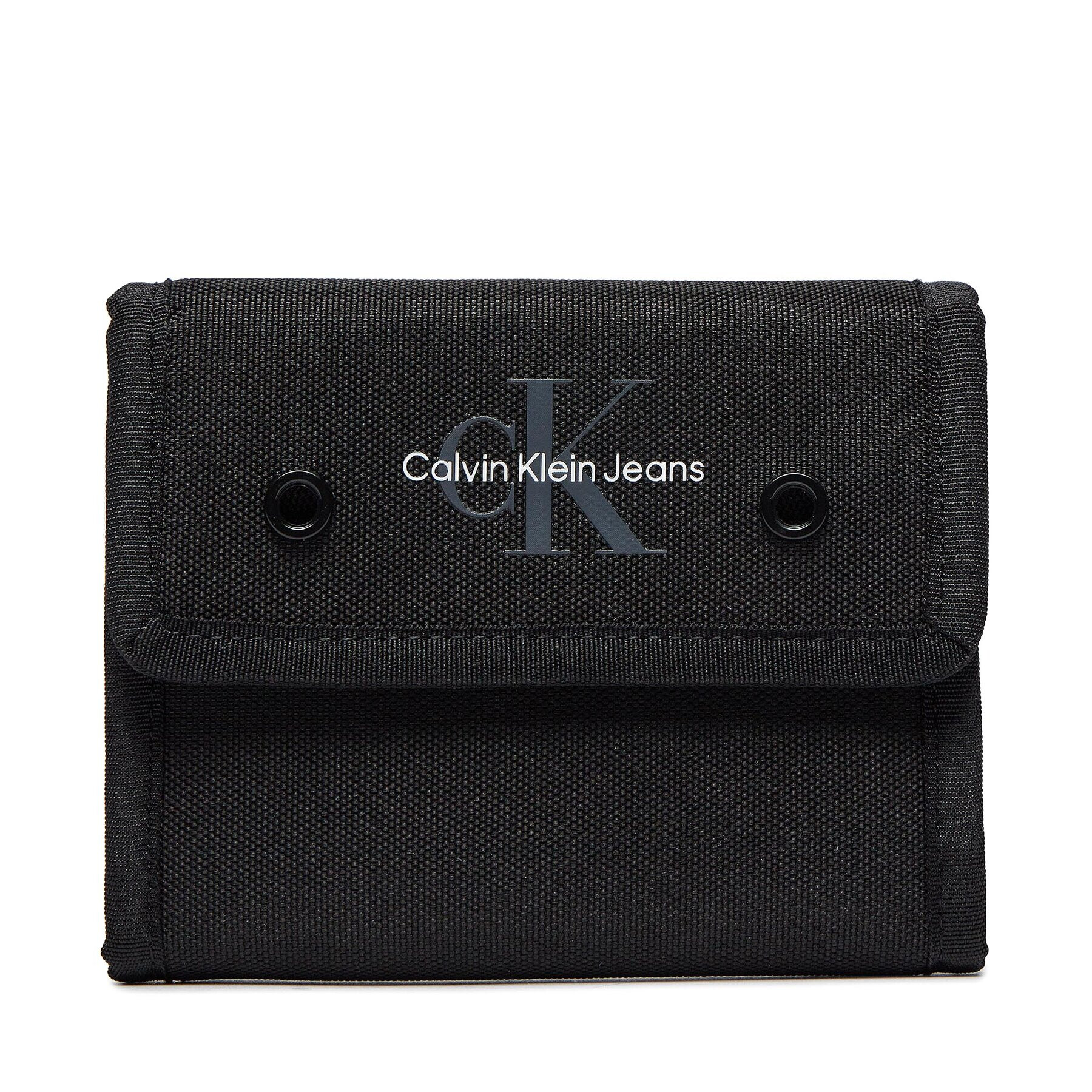 Calvin Klein Jeans Голям мъжки портфейл Sport Essentials Velcro Wallet K50K511437 Черен - Pepit.bg