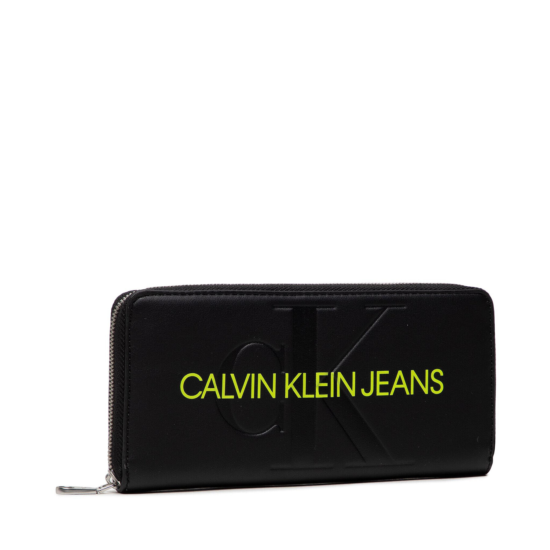 Calvin Klein Jeans Голям дамски портфейл Sculpted Mono Z/A K60K608397 Черен - Pepit.bg