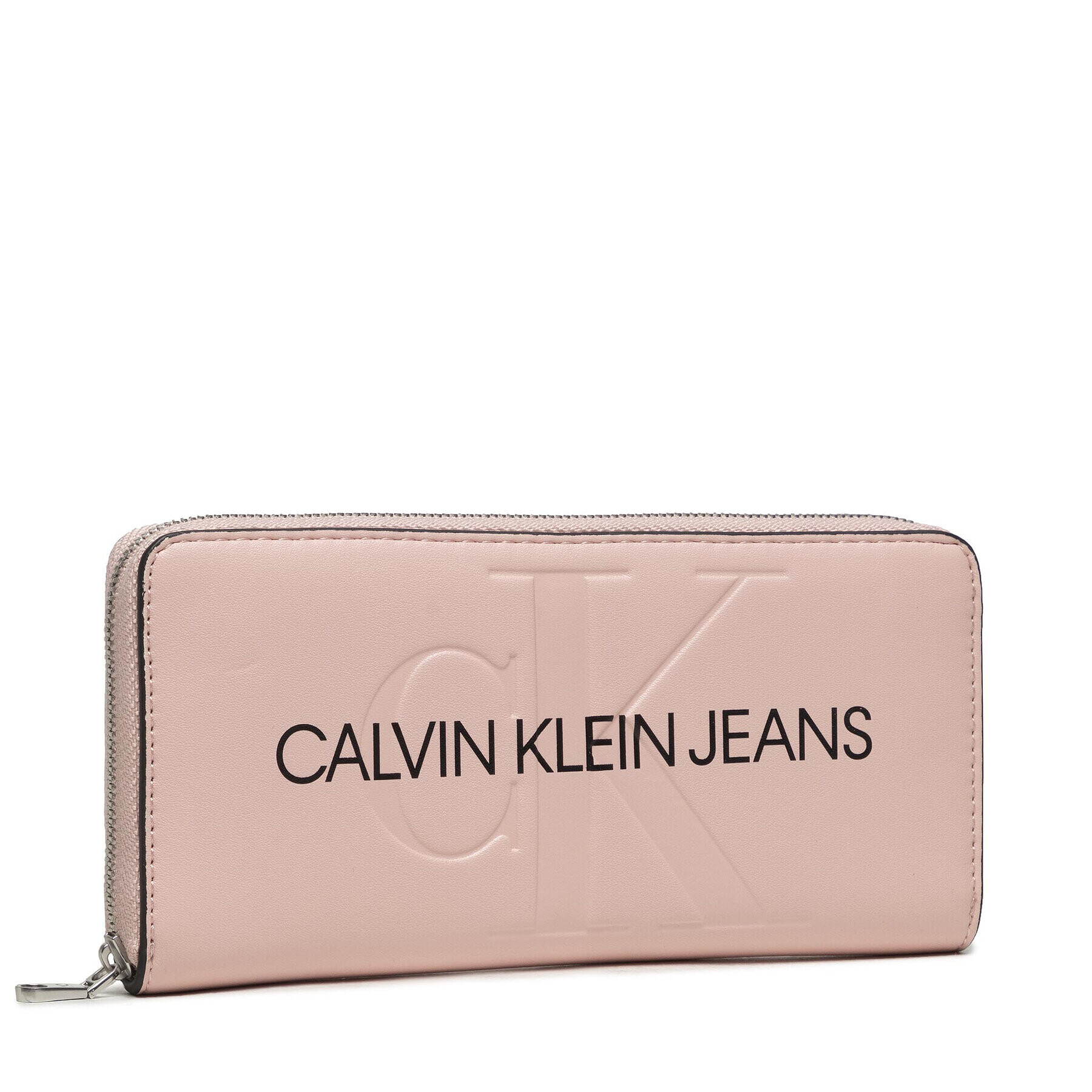 Calvin Klein Jeans Голям дамски портфейл Sculpted Mono Z/A K60K608397 Розов - Pepit.bg