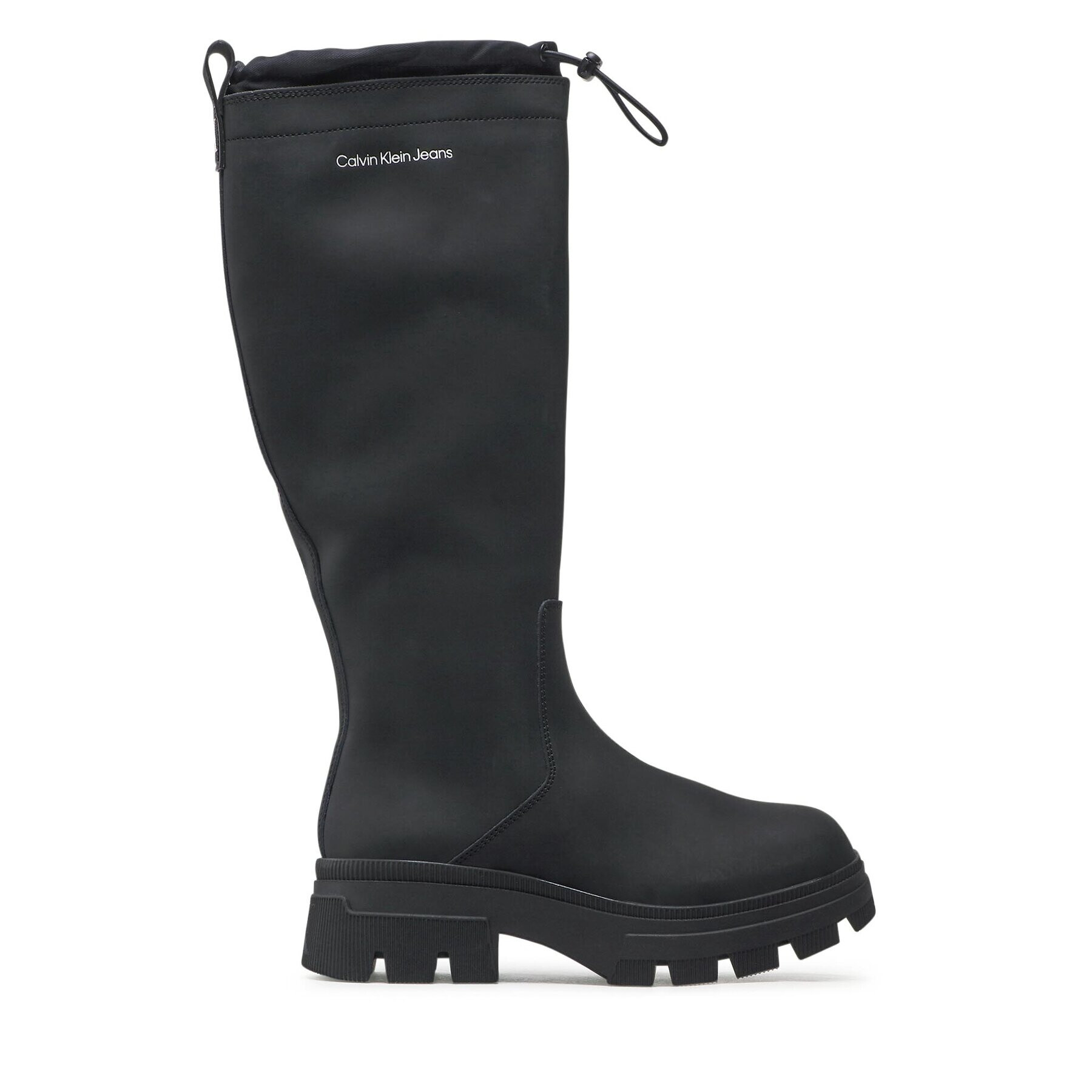 Calvin Klein Jeans Гумени ботуши Chunky Combat Rainboot YW0YW00741 Черен - Pepit.bg