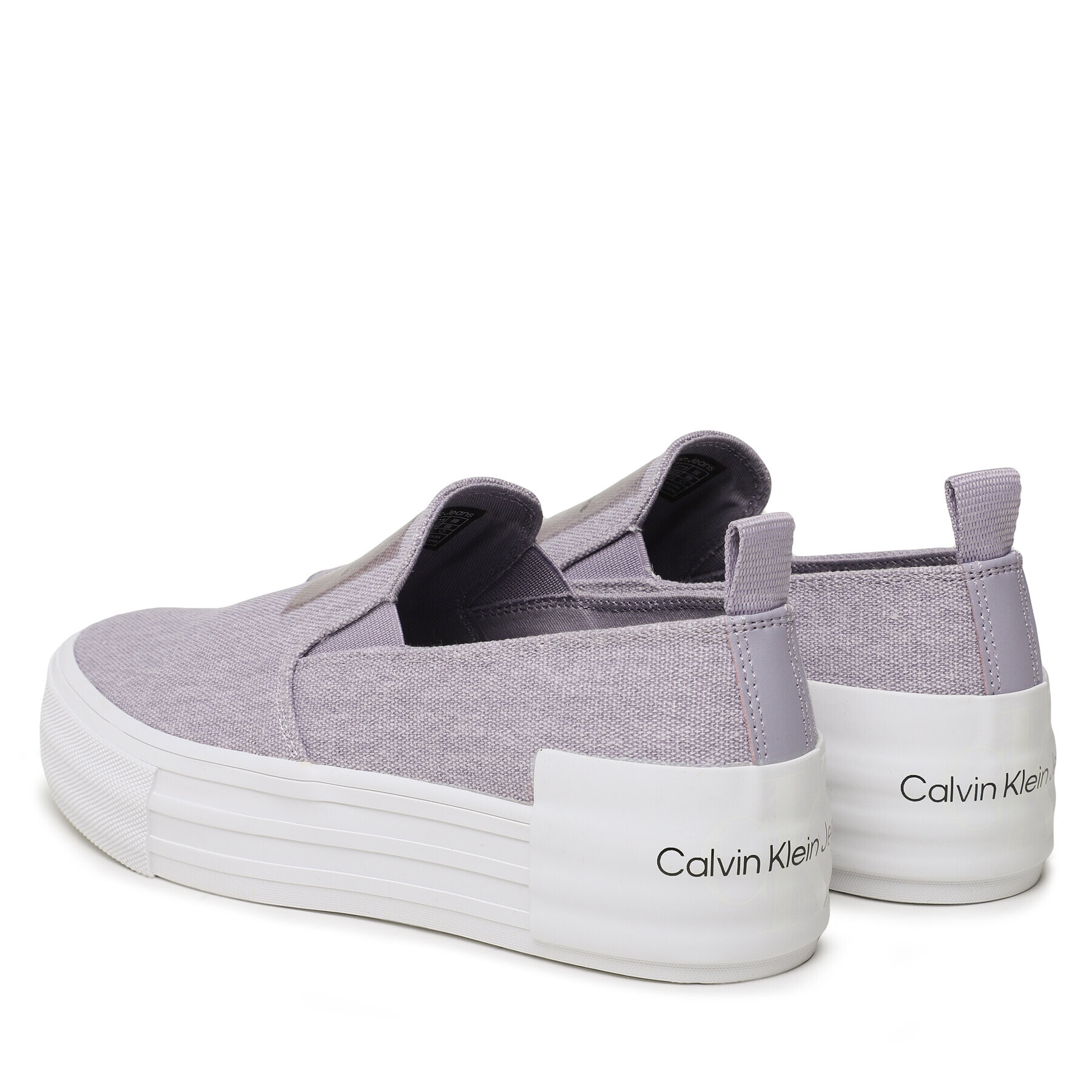 Calvin Klein Jeans Гуменки Bold Vulc Flatf Slipon Wn YW0YW01040 Виолетов - Pepit.bg