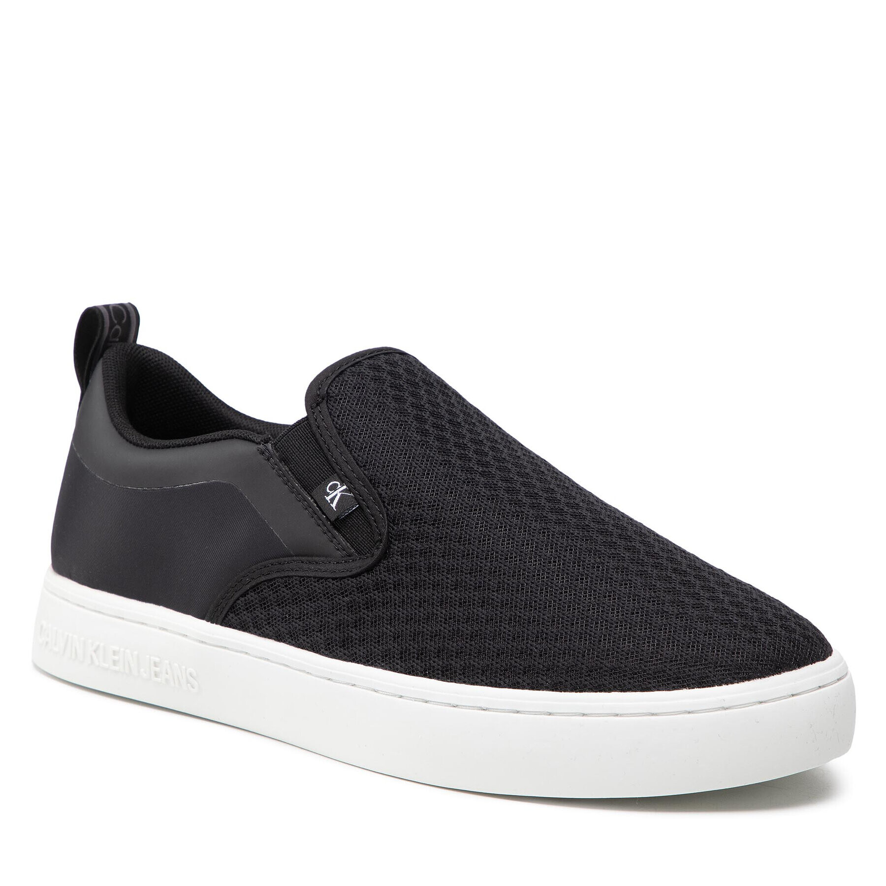 Calvin Klein Jeans Гуменки Classic Cupsole Slip On YM0YM00320 Черен - Pepit.bg