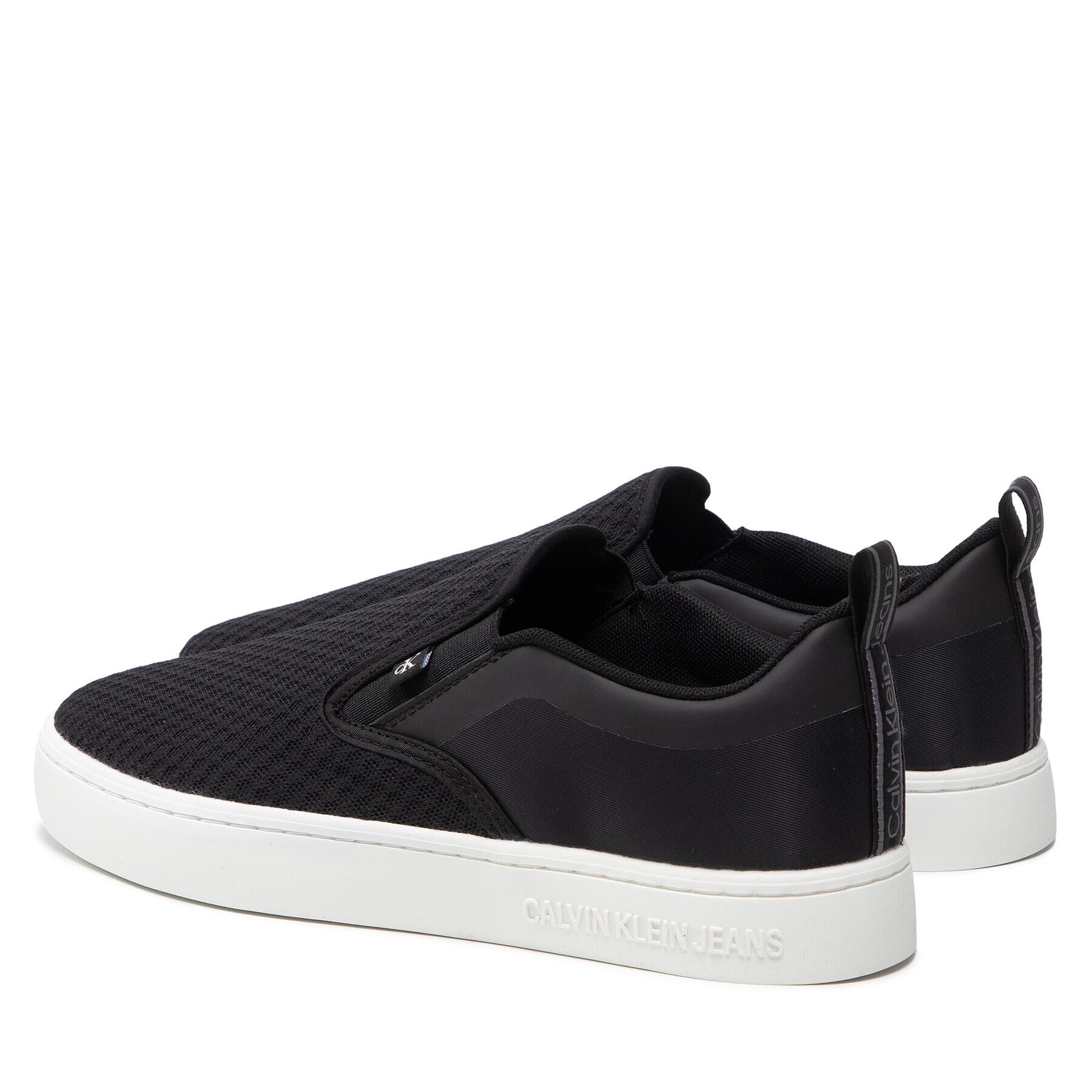 Calvin Klein Jeans Гуменки Classic Cupsole Slip On YM0YM00320 Черен - Pepit.bg