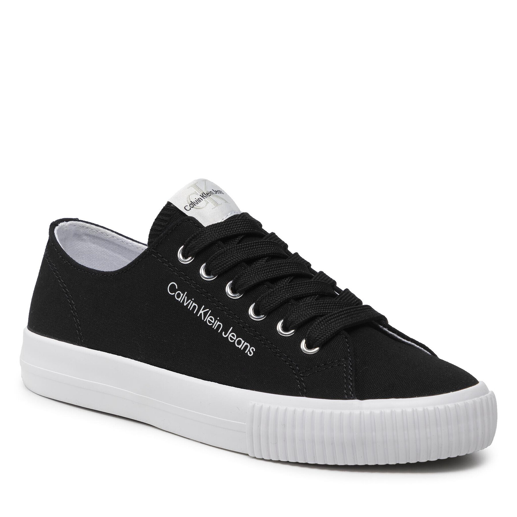 Calvin Klein Jeans Гуменки Higt Top Lace-Up Sneaker V3X9-80126-0890 S Черен - Pepit.bg