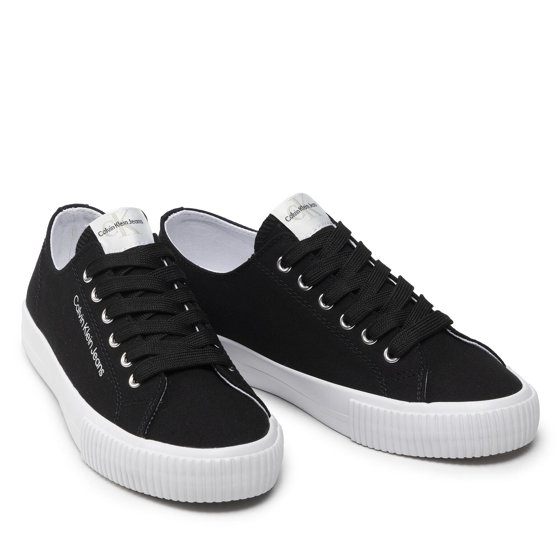 Calvin Klein Jeans Гуменки Higt Top Lace-Up Sneaker V3X9-80126-0890 S Черен - Pepit.bg