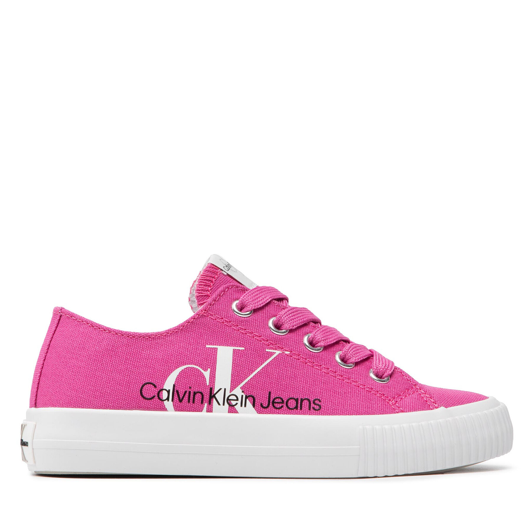 Calvin Klein Jeans Гуменки Low Cut Lace-Up Sneaker V3A9-80187-0890 Розов - Pepit.bg