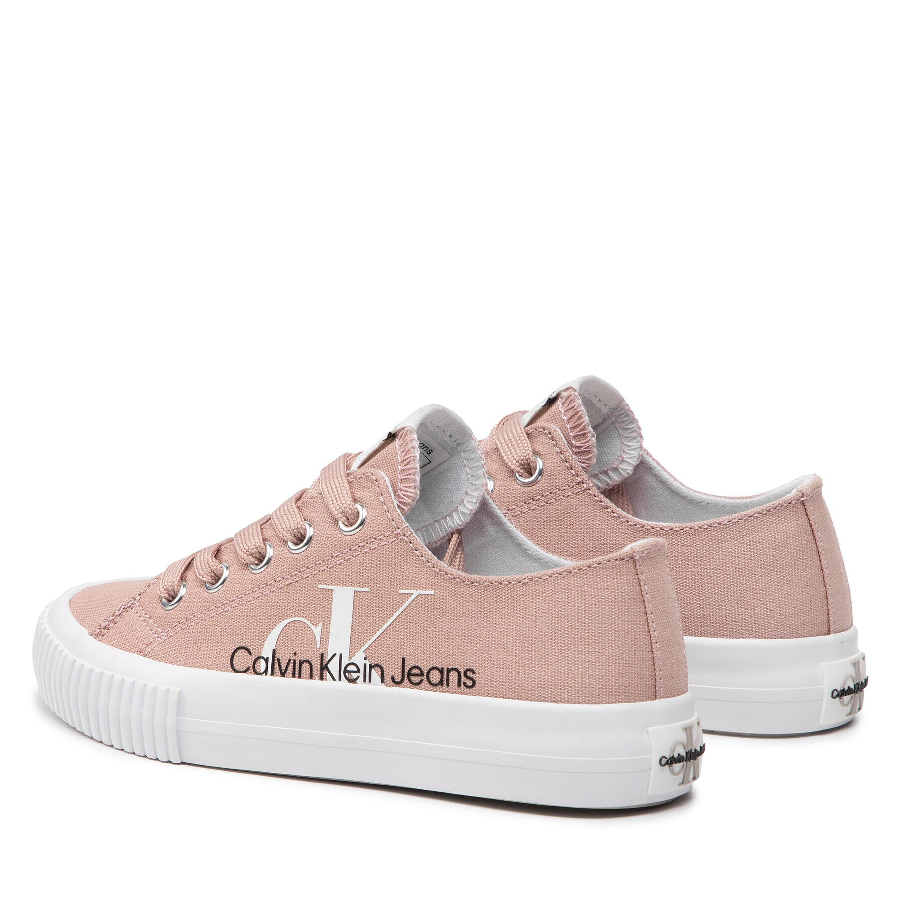 Calvin Klein Jeans Гуменки Low Cut Lace-Up Sneaker V3A9-80187-0890 Розов - Pepit.bg