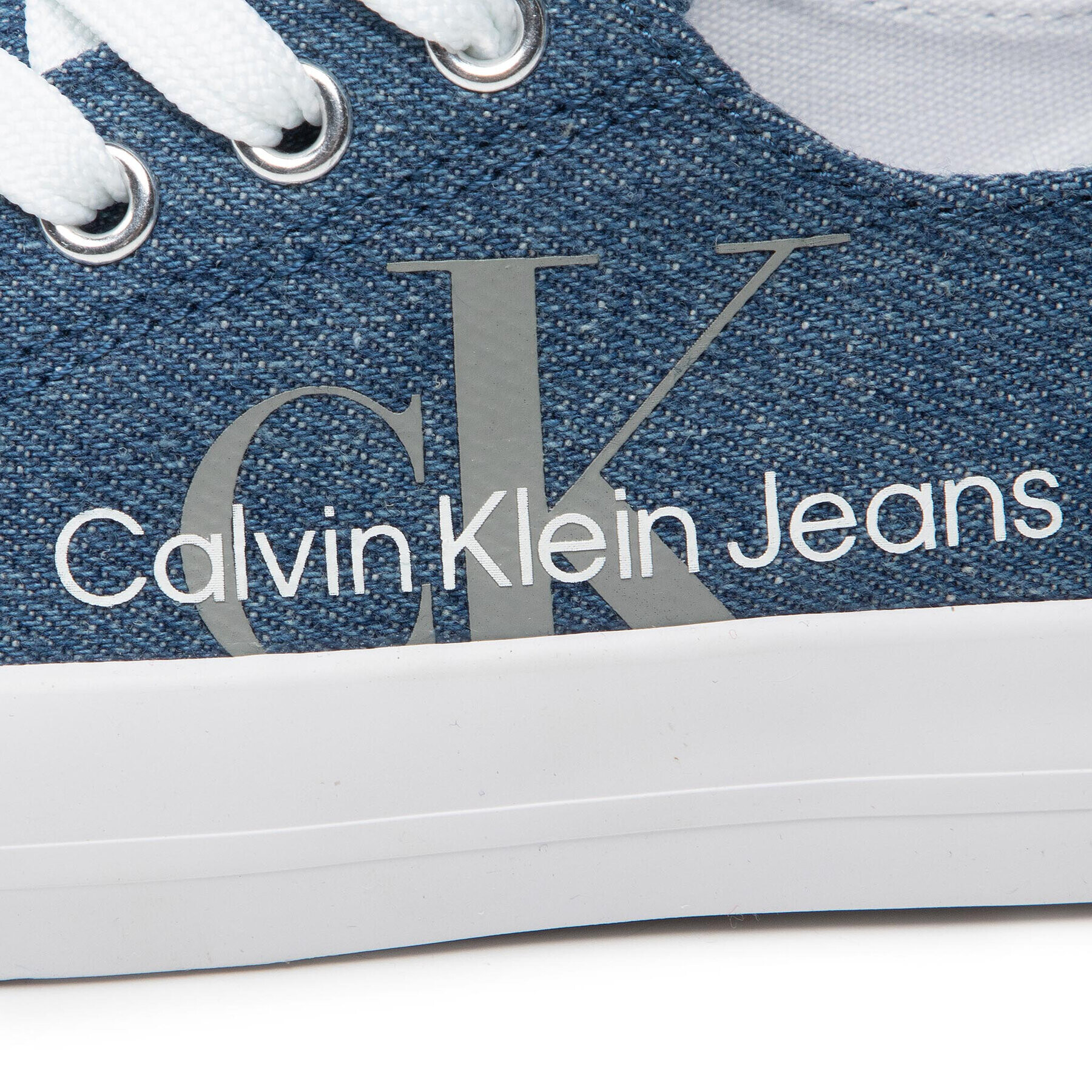 Calvin Klein Jeans Гуменки Low Cut Lace-Up Sneaker V3X9-80125-0890 M Син - Pepit.bg