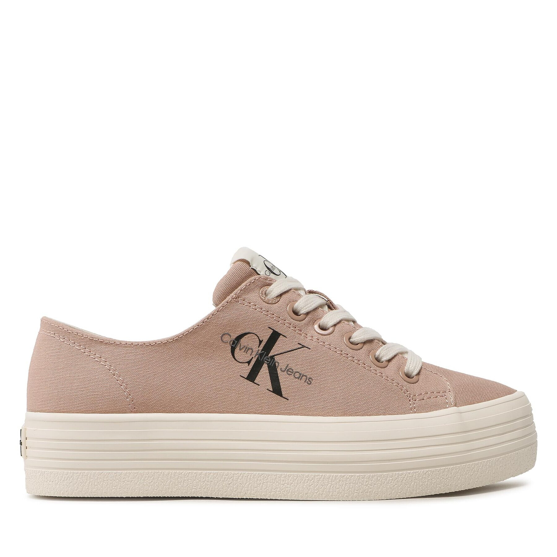 Calvin Klein Jeans Гуменки Vulc Flatform Essential Mono YW0YW01030 Розов - Pepit.bg