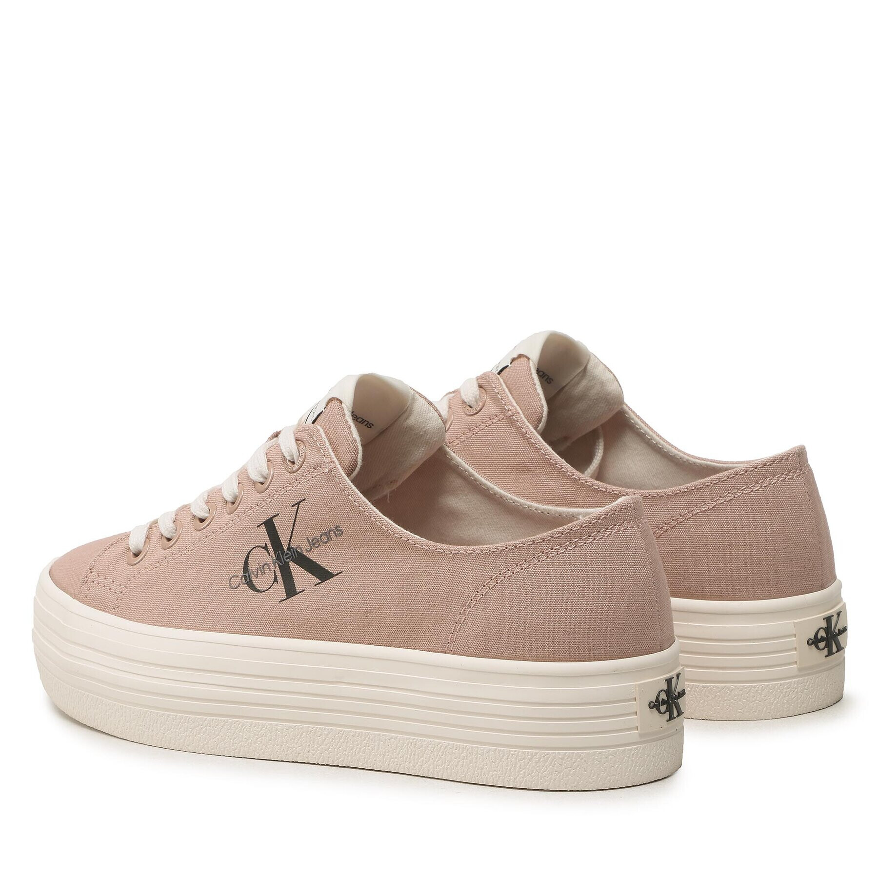 Calvin Klein Jeans Гуменки Vulc Flatform Essential Mono YW0YW01030 Розов - Pepit.bg