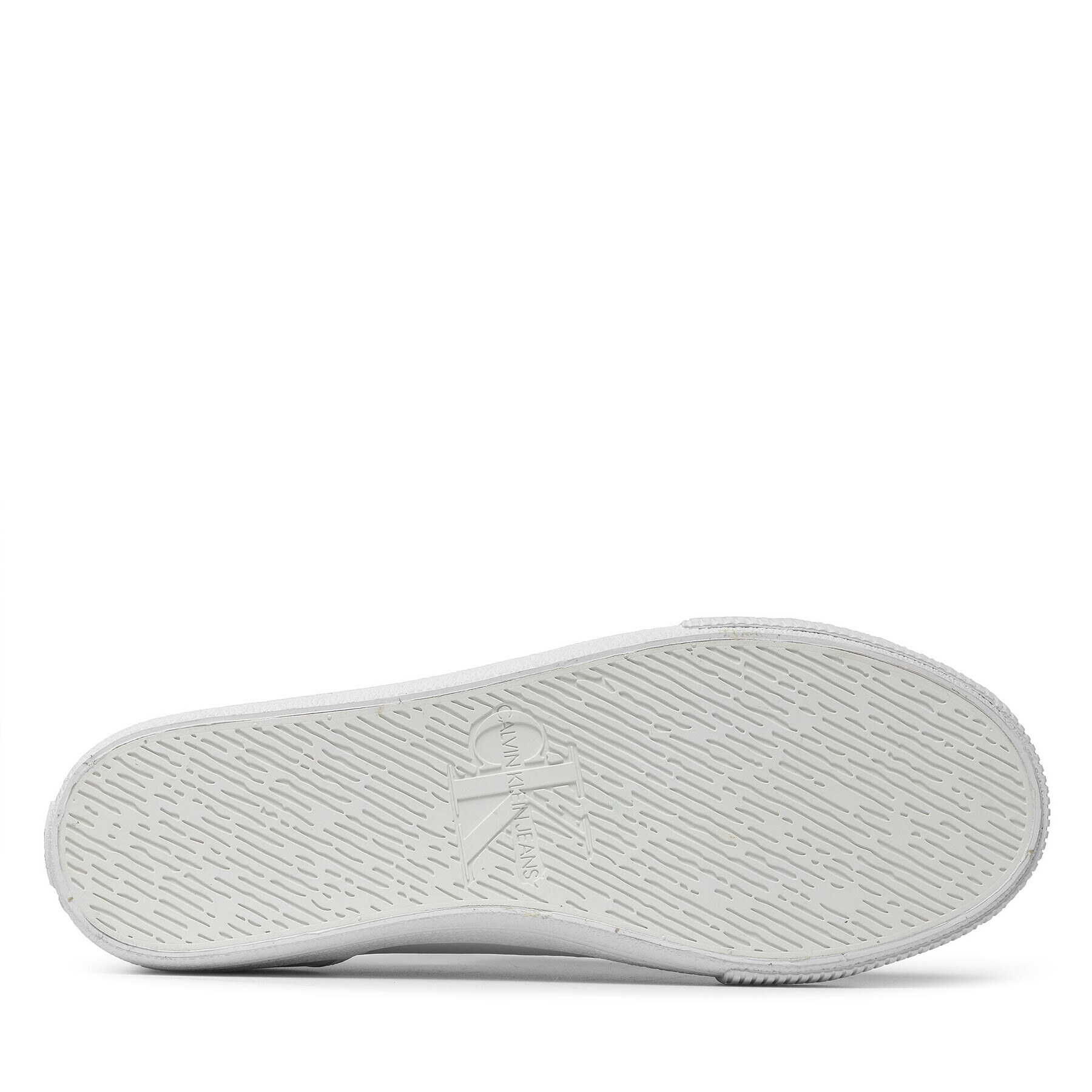 Calvin Klein Jeans Гуменки Vulcanized Laceup Sneaker YM0YM00274 Бял - Pepit.bg