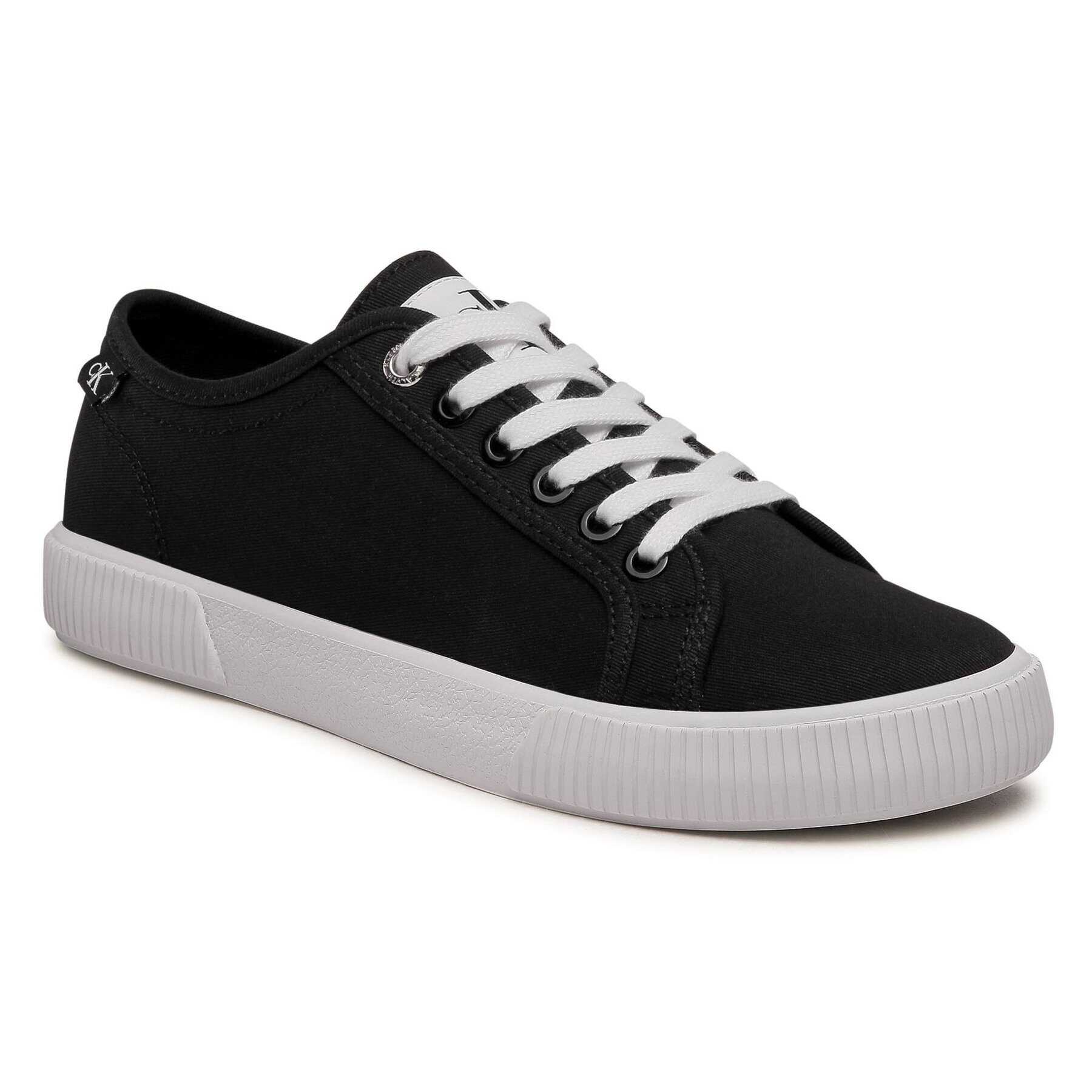 Calvin Klein Jeans Гуменки Vulcanized Sneaker YW0YW00123 Черен - Pepit.bg