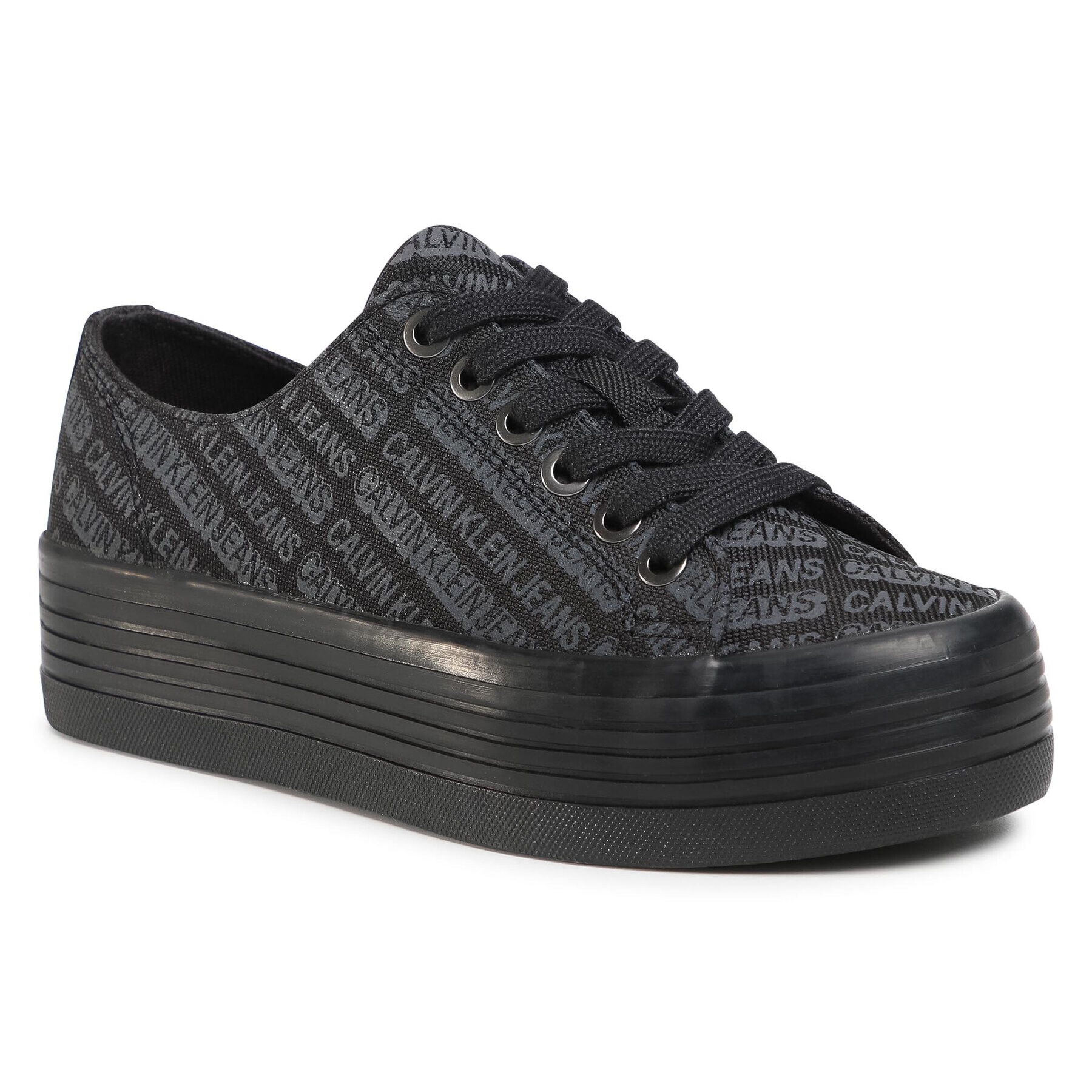 Calvin Klein Jeans Гуменки Zacaria B4R1624 Черен - Pepit.bg