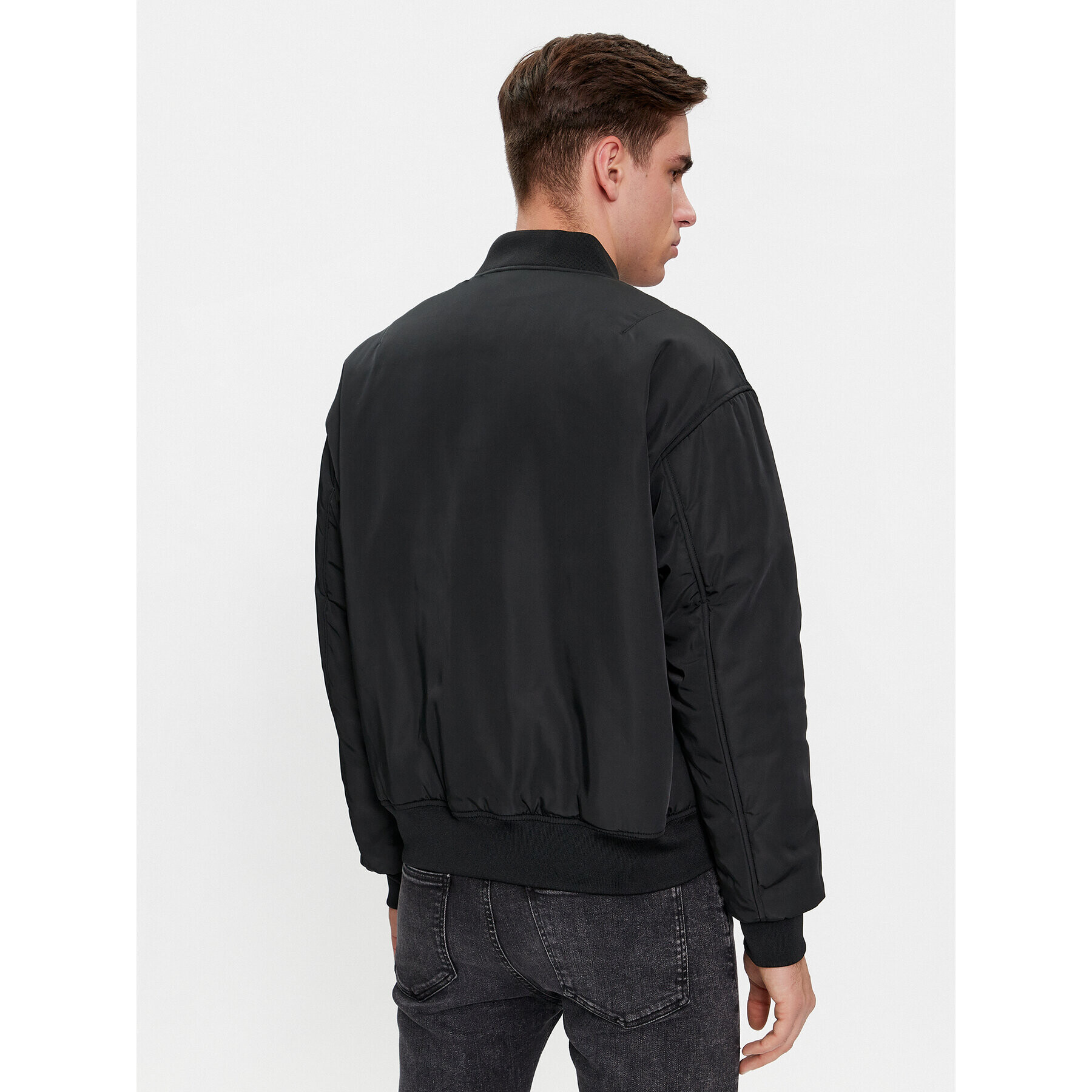 Calvin Klein Jeans Яке бомбър Bomber Jacket J30J324657 Черен Regular Fit - Pepit.bg