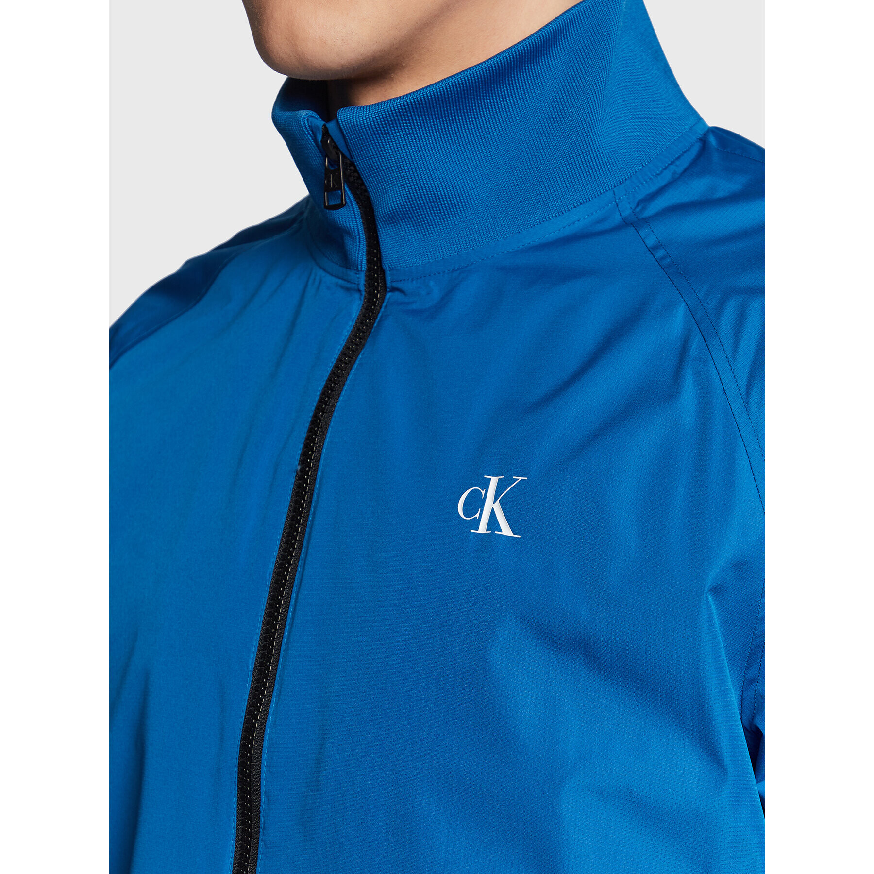 Calvin Klein Jeans Яке бомбър J30J322942 Син Regular Fit - Pepit.bg