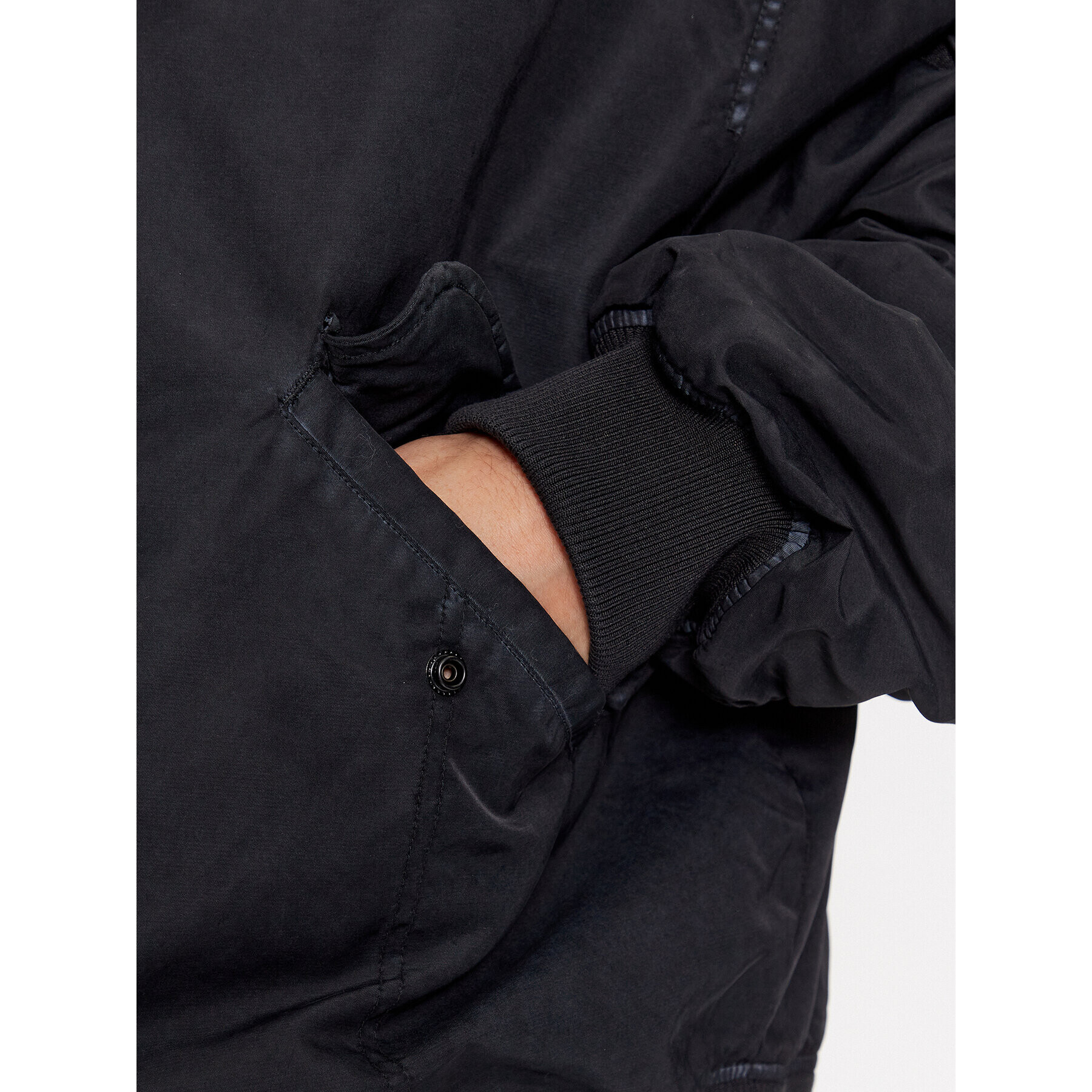 Calvin Klein Jeans Яке бомбър J30J323474 Черен Oversize - Pepit.bg