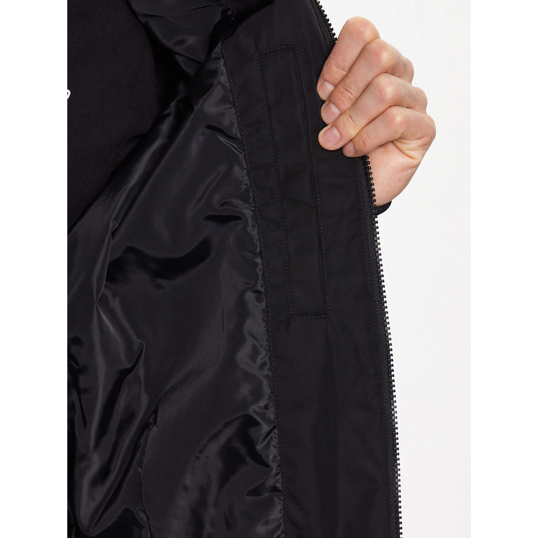 Calvin Klein Jeans Яке бомбър J30J323842 Черен Regular Fit - Pepit.bg