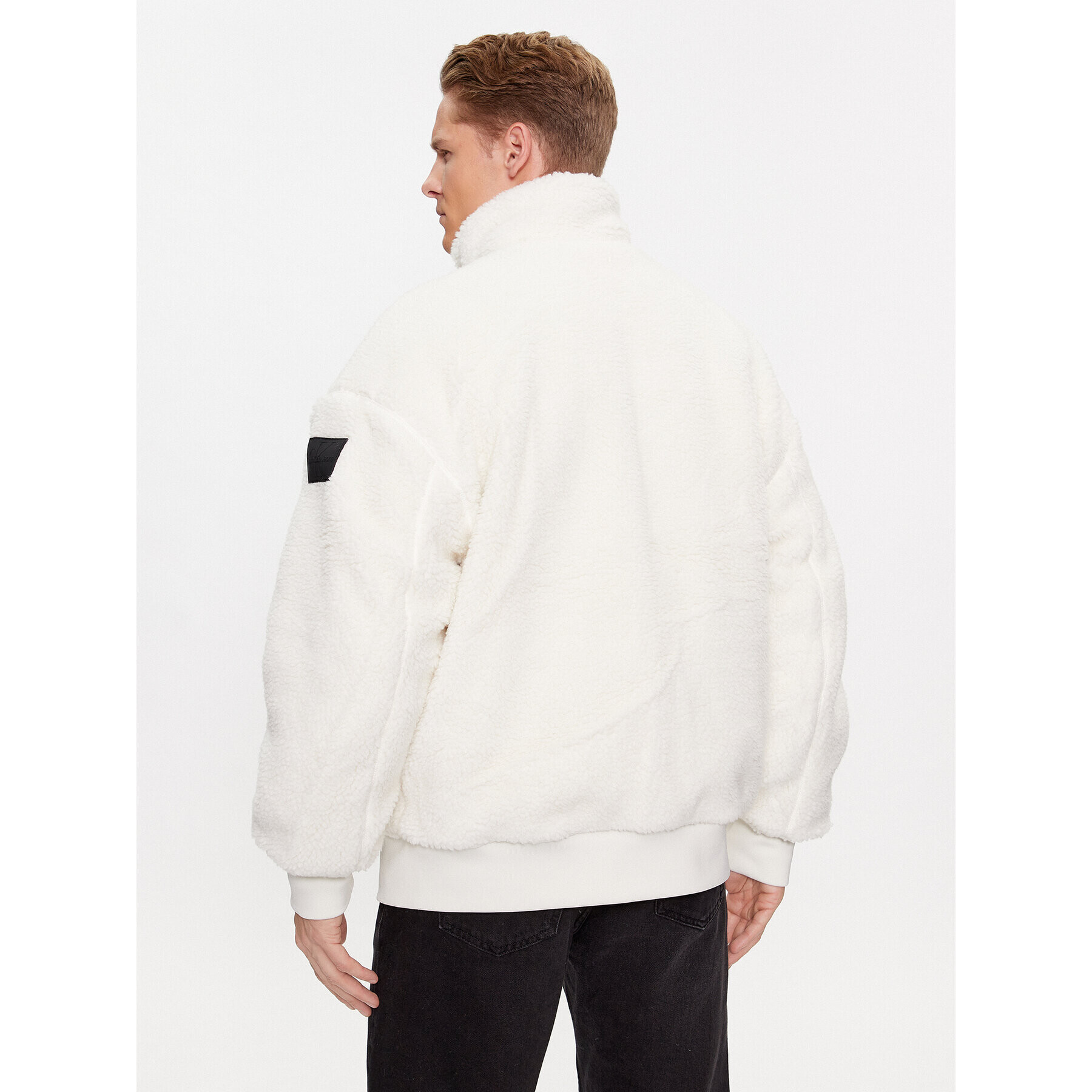 Calvin Klein Jeans Яке бомбър J30J324123 Екрю Oversize - Pepit.bg