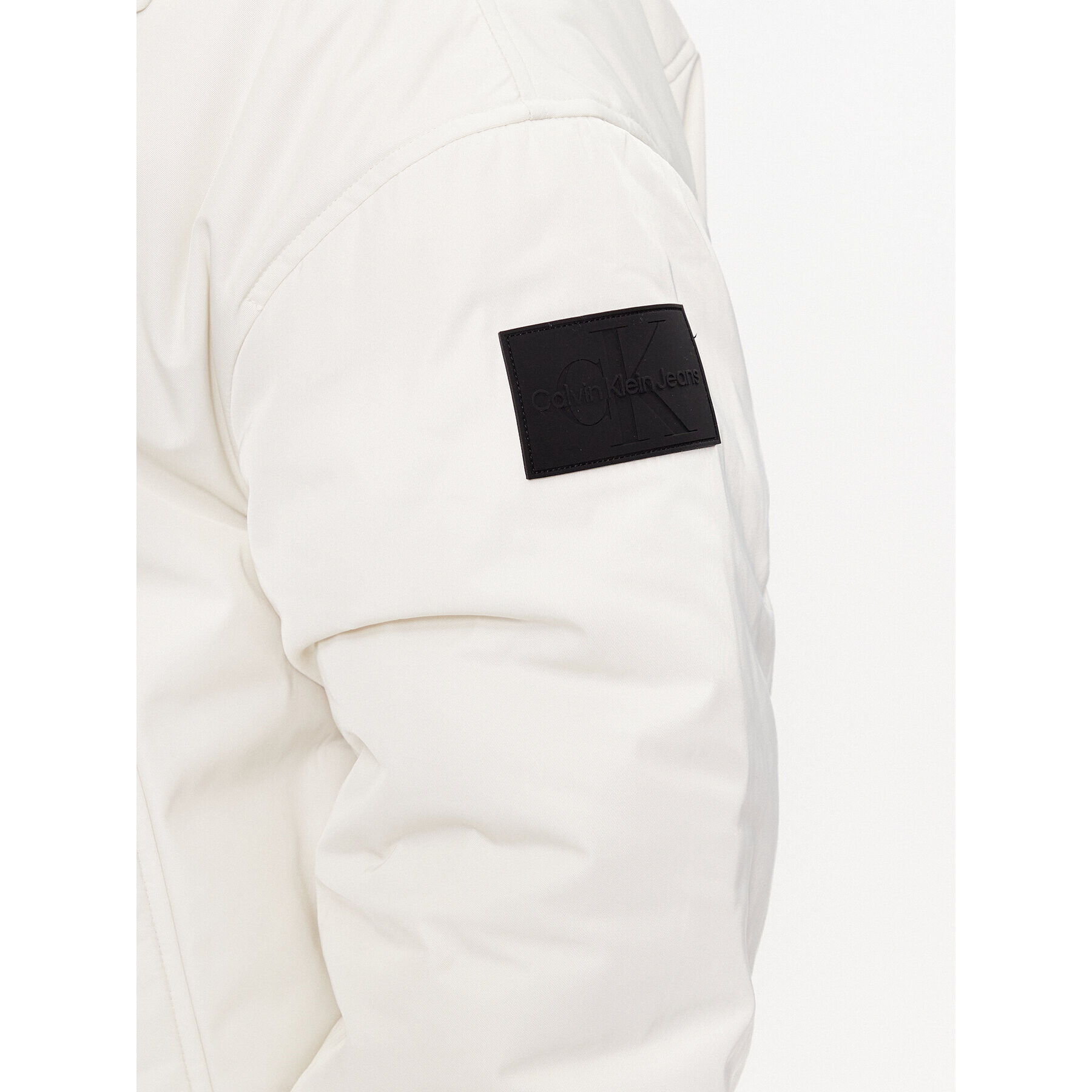 Calvin Klein Jeans Яке бомбър J30J324123 Екрю Oversize - Pepit.bg