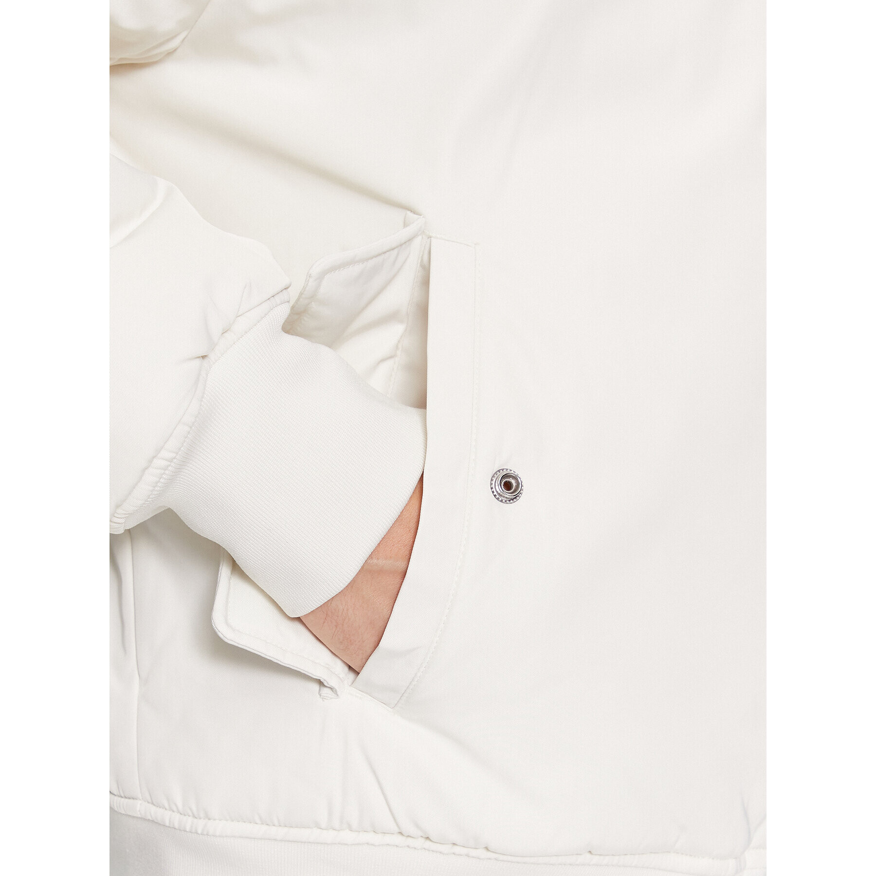 Calvin Klein Jeans Яке бомбър J30J324123 Екрю Oversize - Pepit.bg