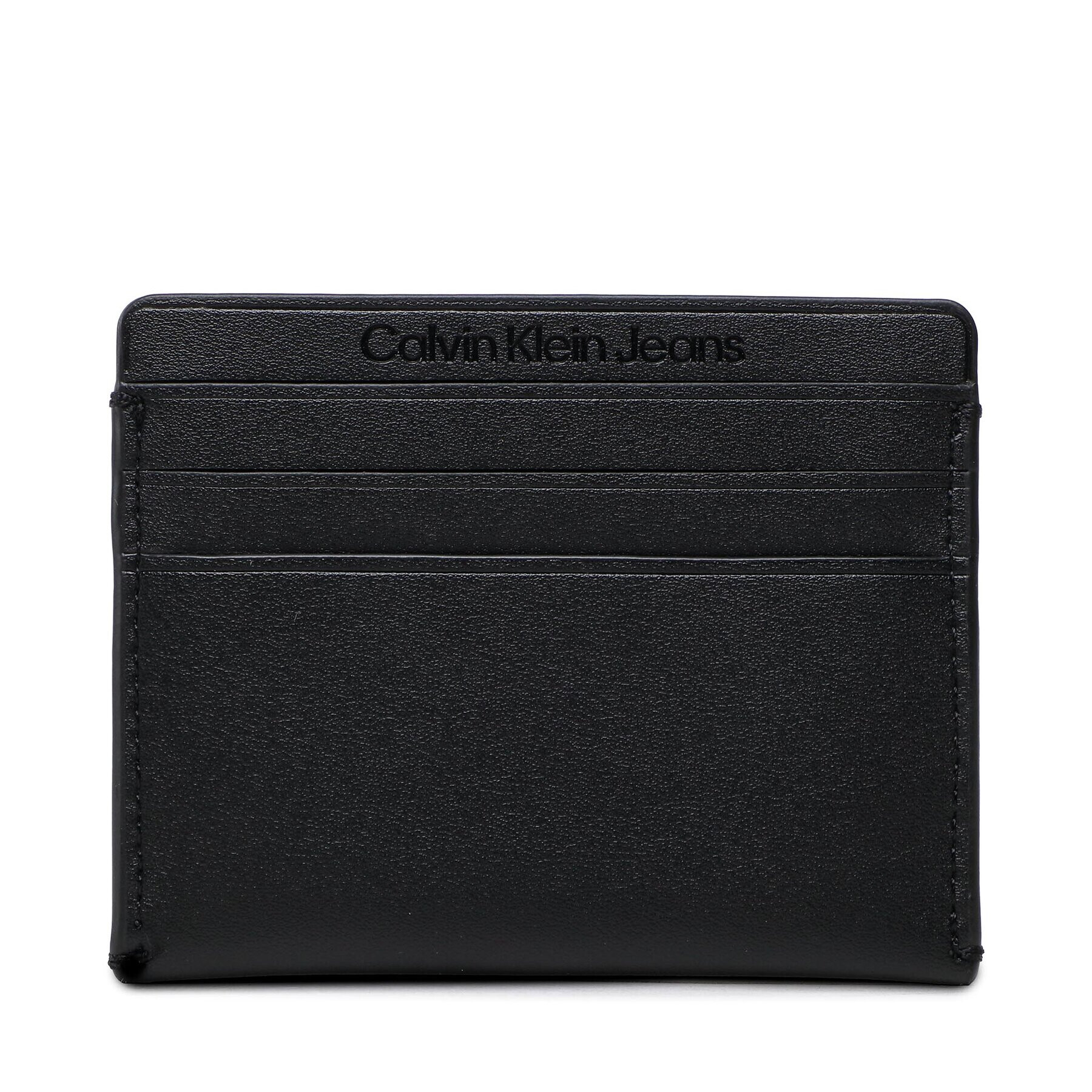 Calvin Klein Jeans Калъф за кредитни карти Sculpted Cardcase 6Cc Mono K60K608399 Черен - Pepit.bg