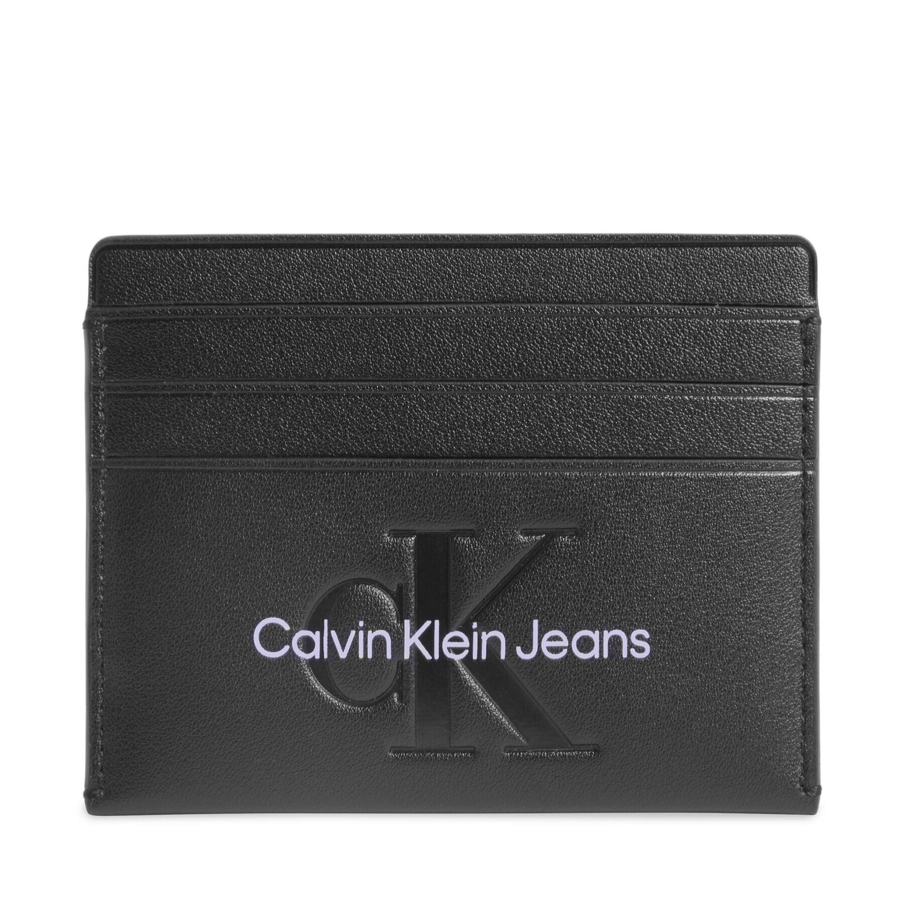 Calvin Klein Jeans Калъф за кредитни карти Sculpted Cardcase 6Cc Mono K60K610885 Черен - Pepit.bg